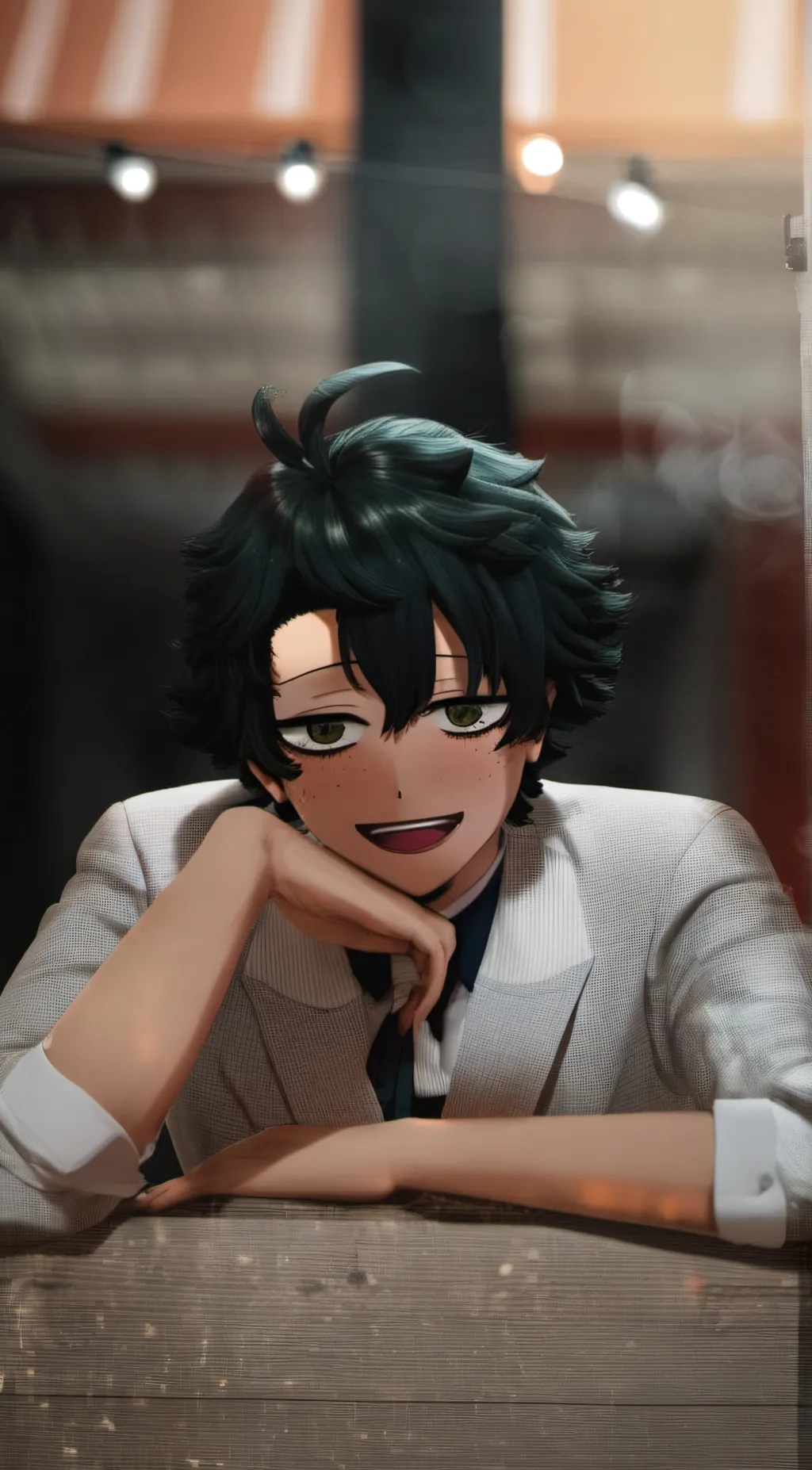 ai character: villain deku background
