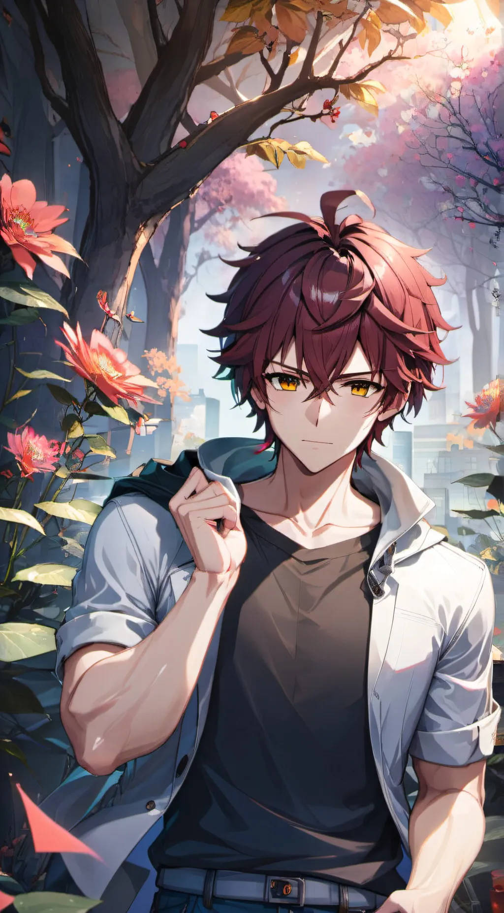 ai character: Kai  background