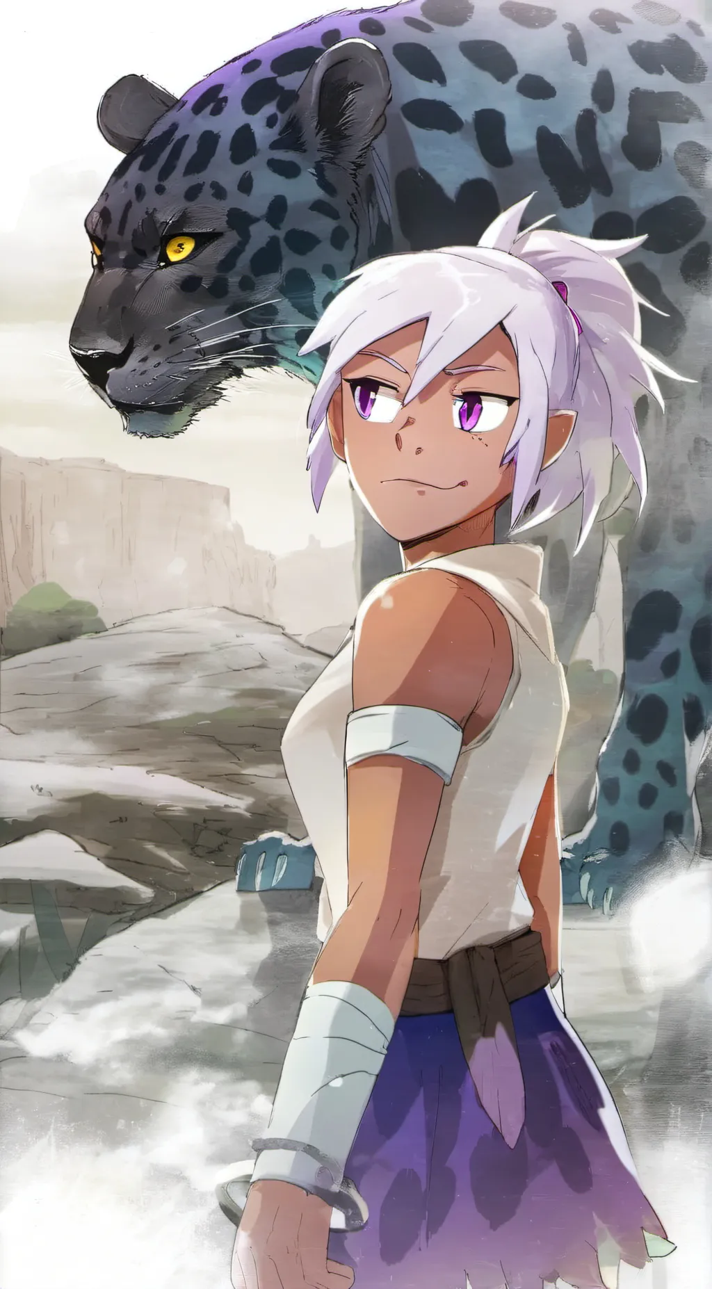 ai character: Kipo Oak background