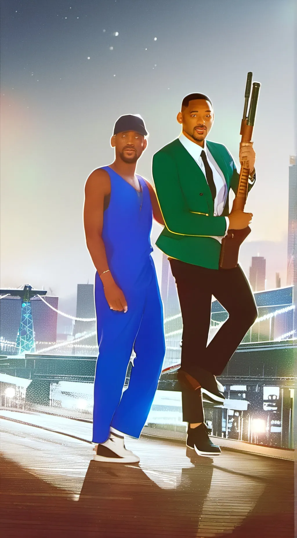 ai character: Will Smith background