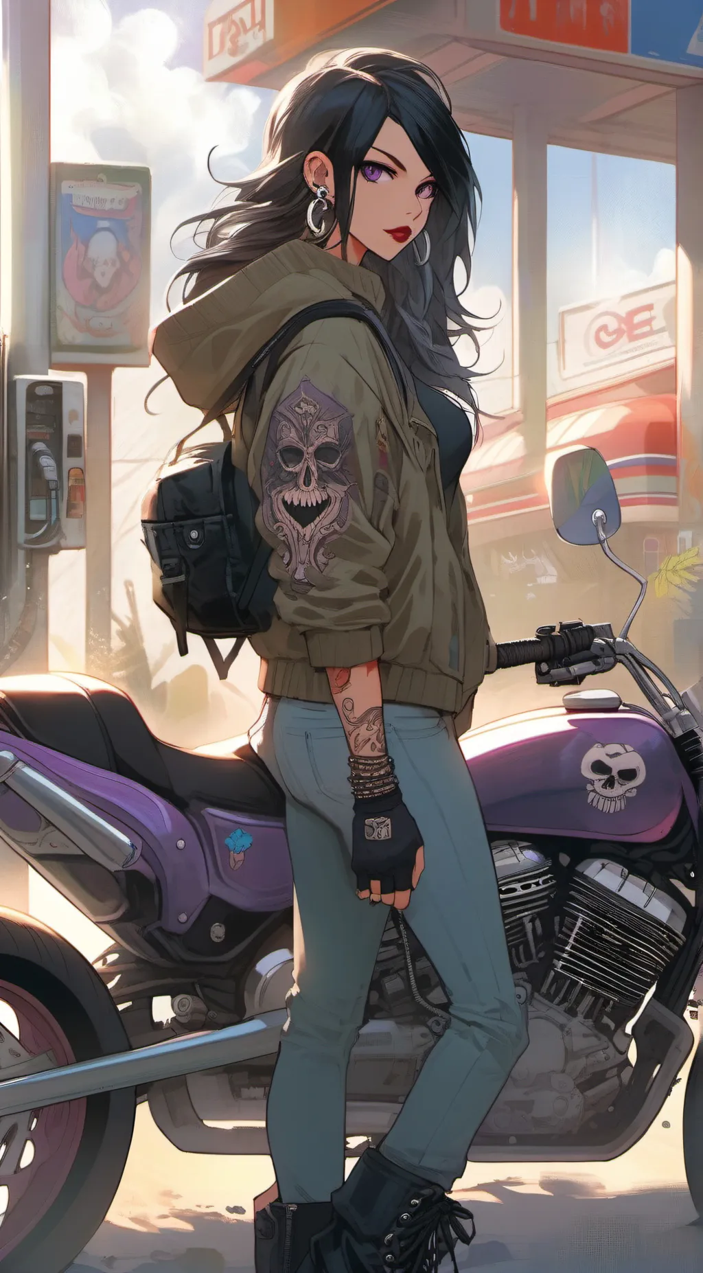 ai character: Sam background
