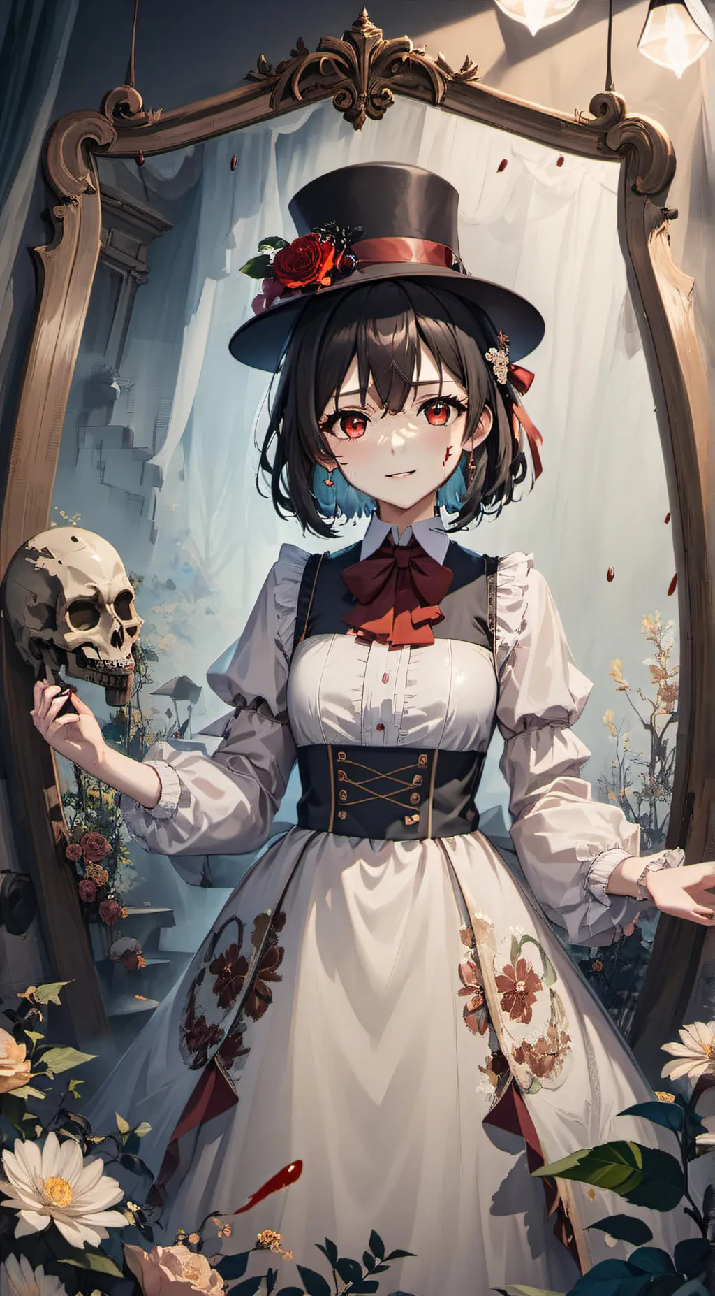 ai character: Bloody mary background