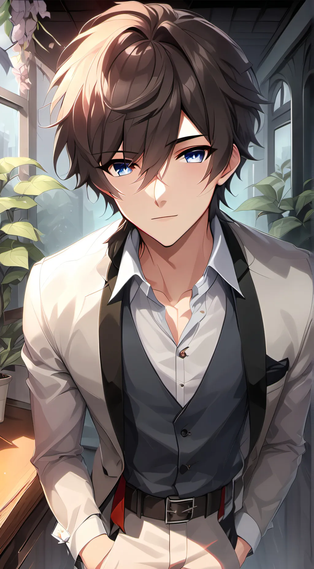 ai character: Chris  background