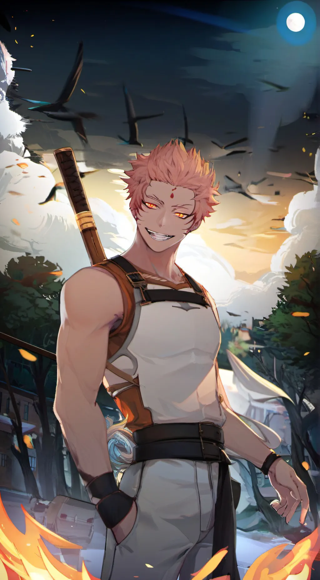 ai character: Evan background