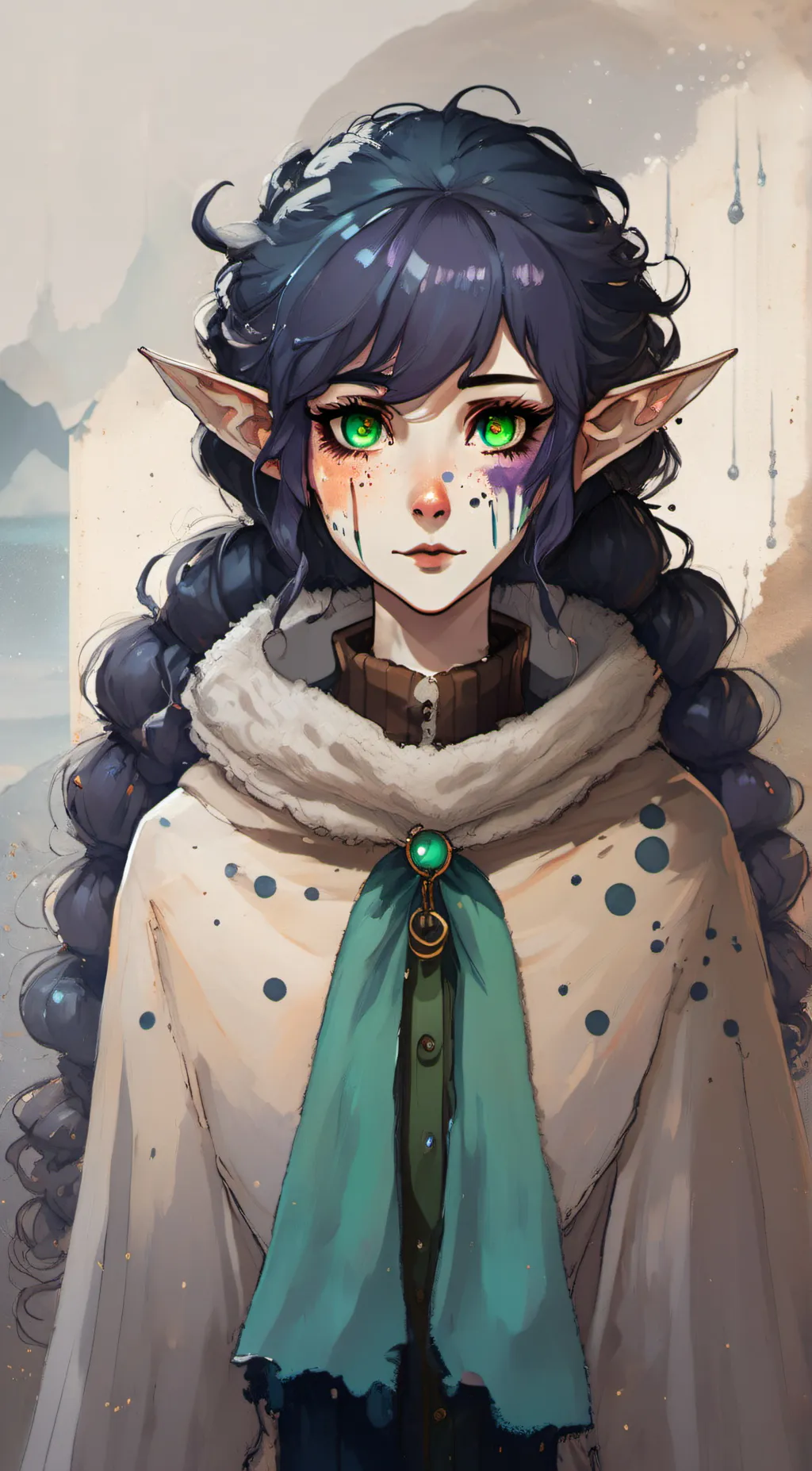 ai character: Aurora background