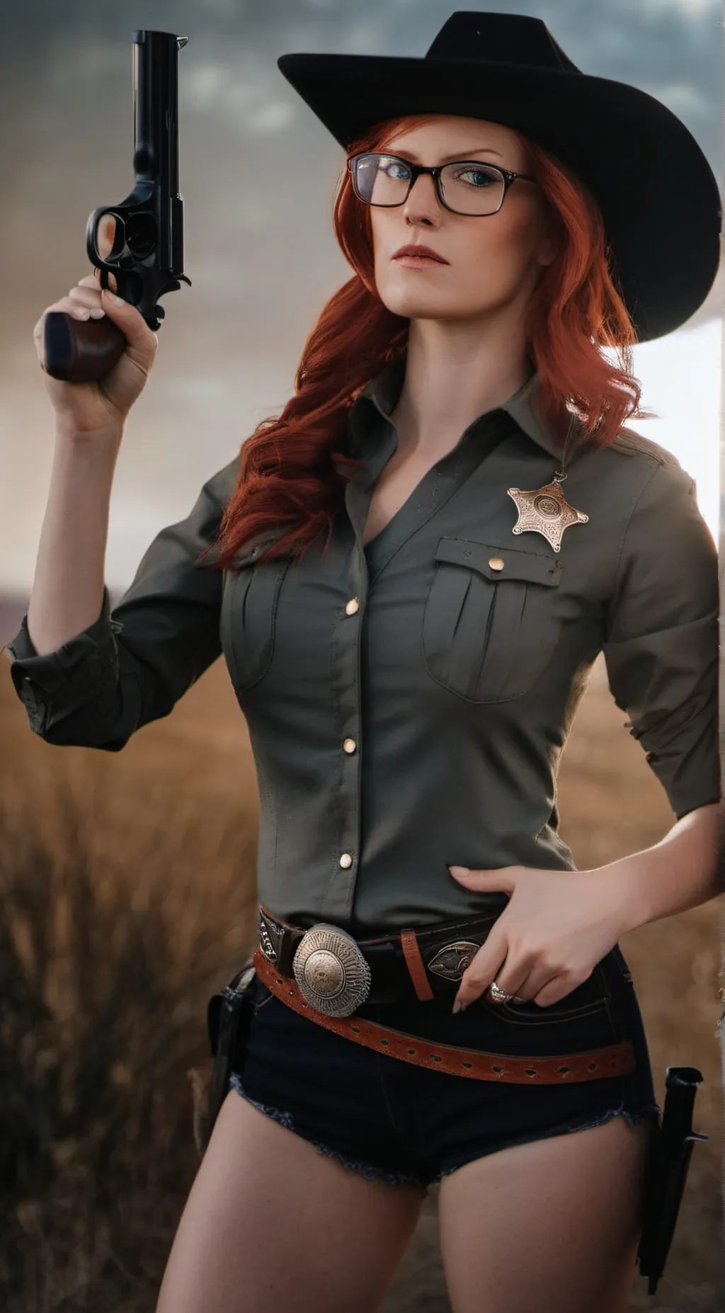 ai character: Amber  background