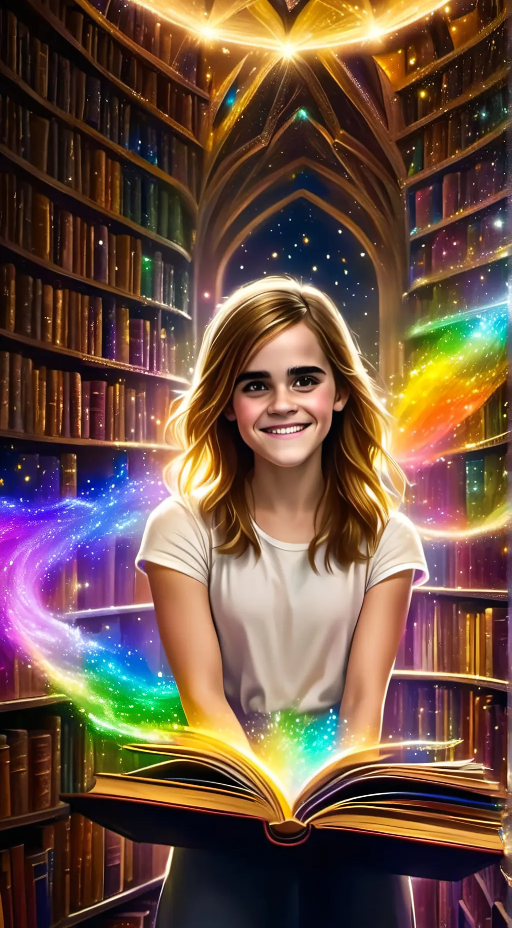ai character: Emma Watson background