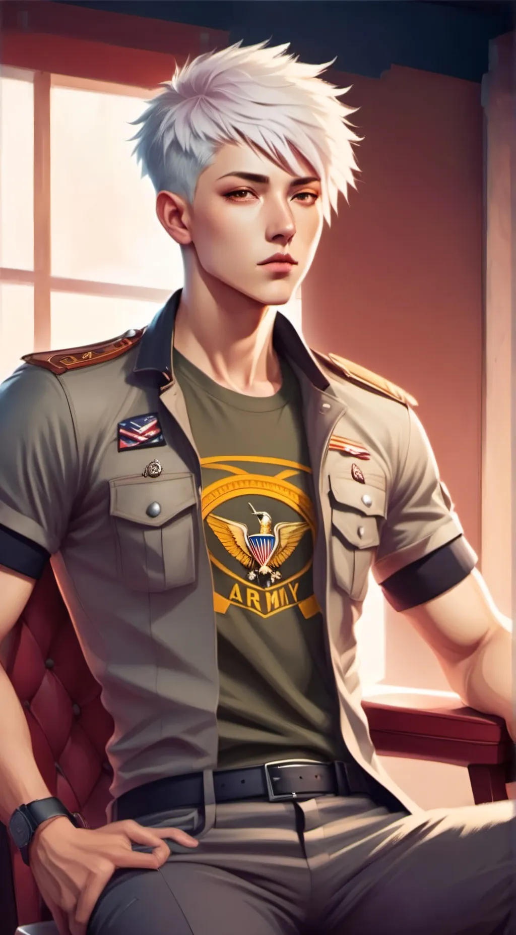 ai character: master lucas  background