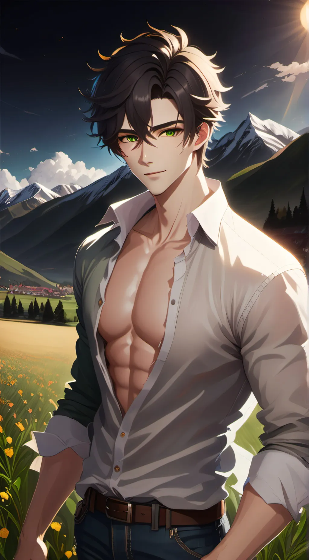 ai character: Noah  background