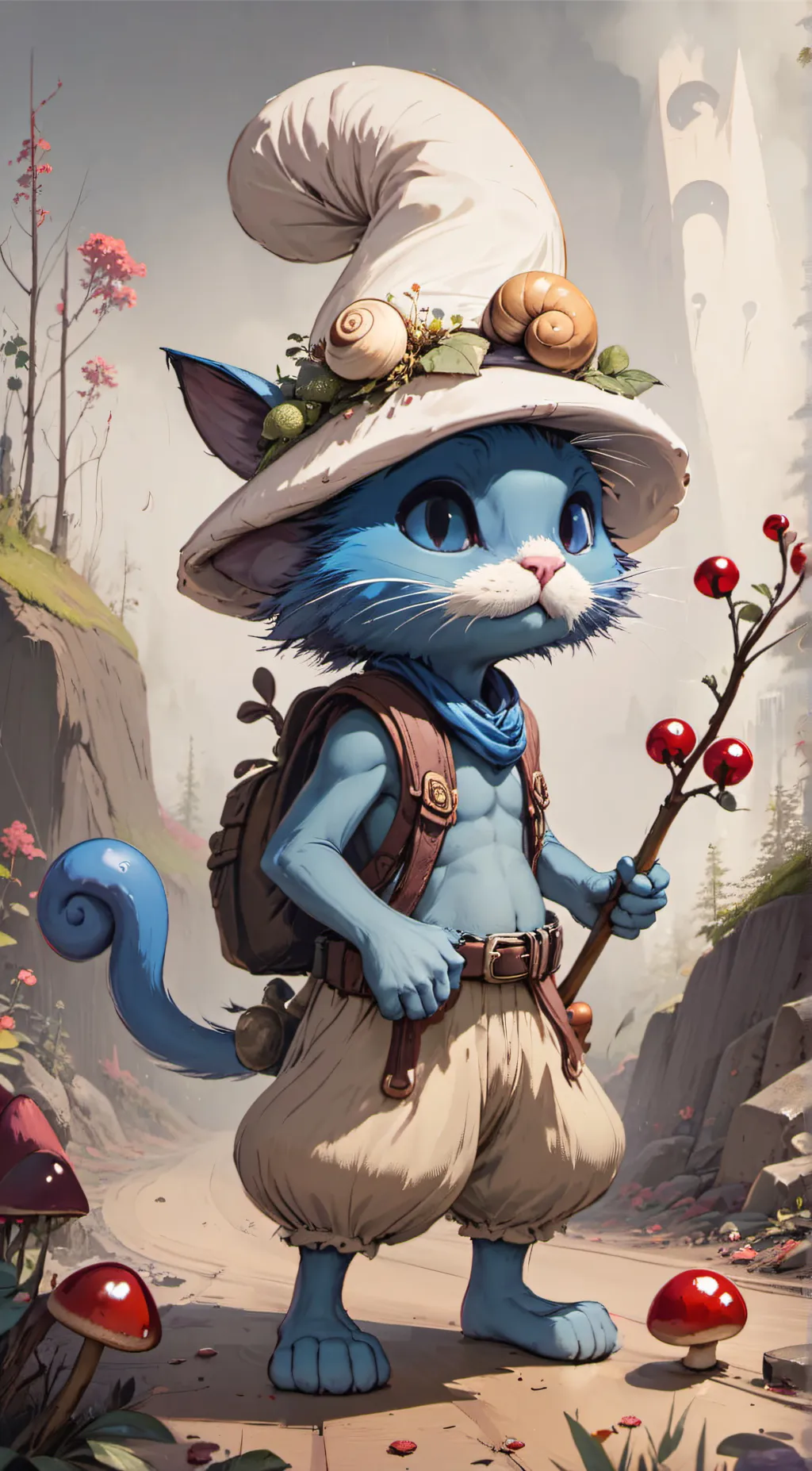 Talkie AI - Chat with Smurf Cat