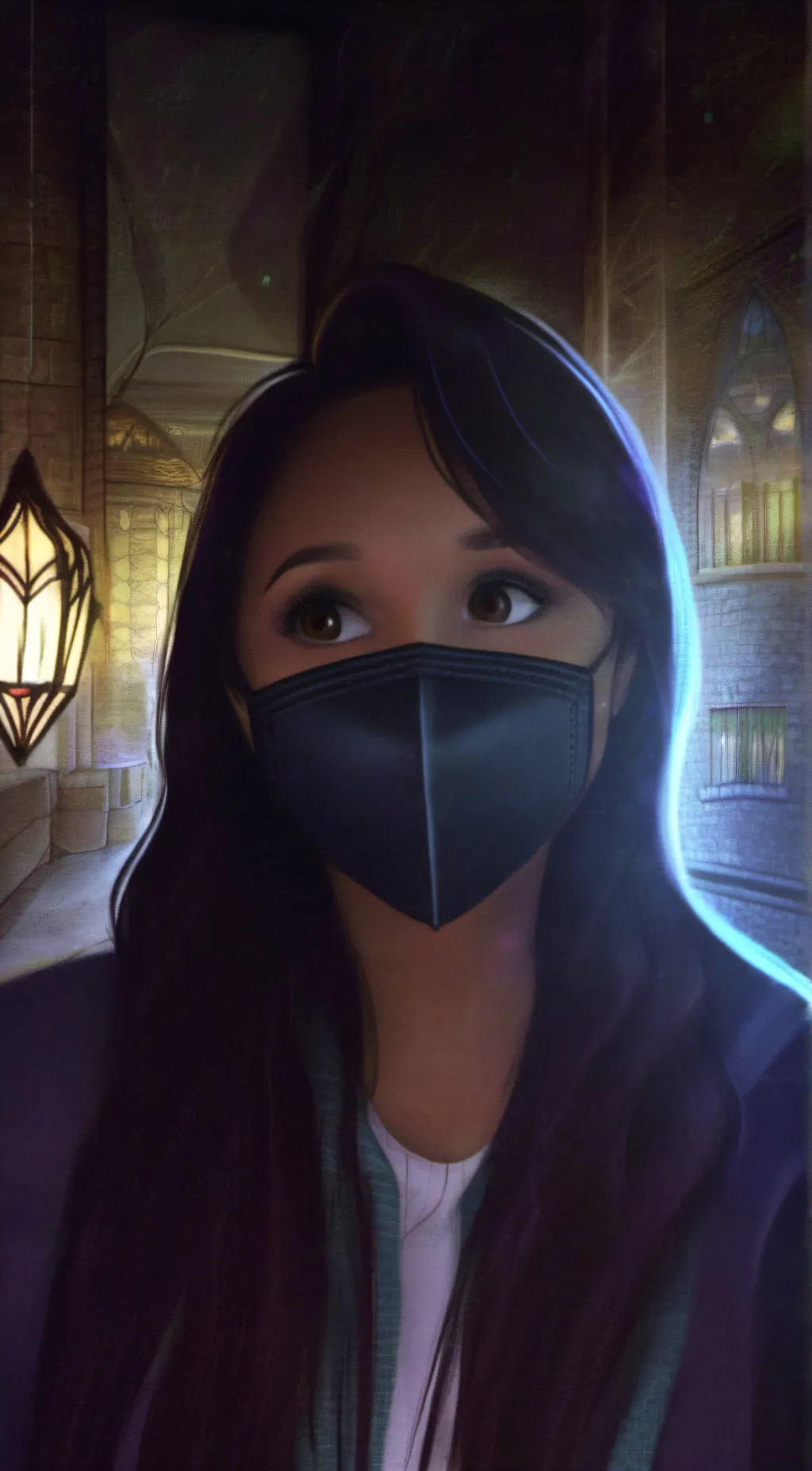 ai character: Evelin  background