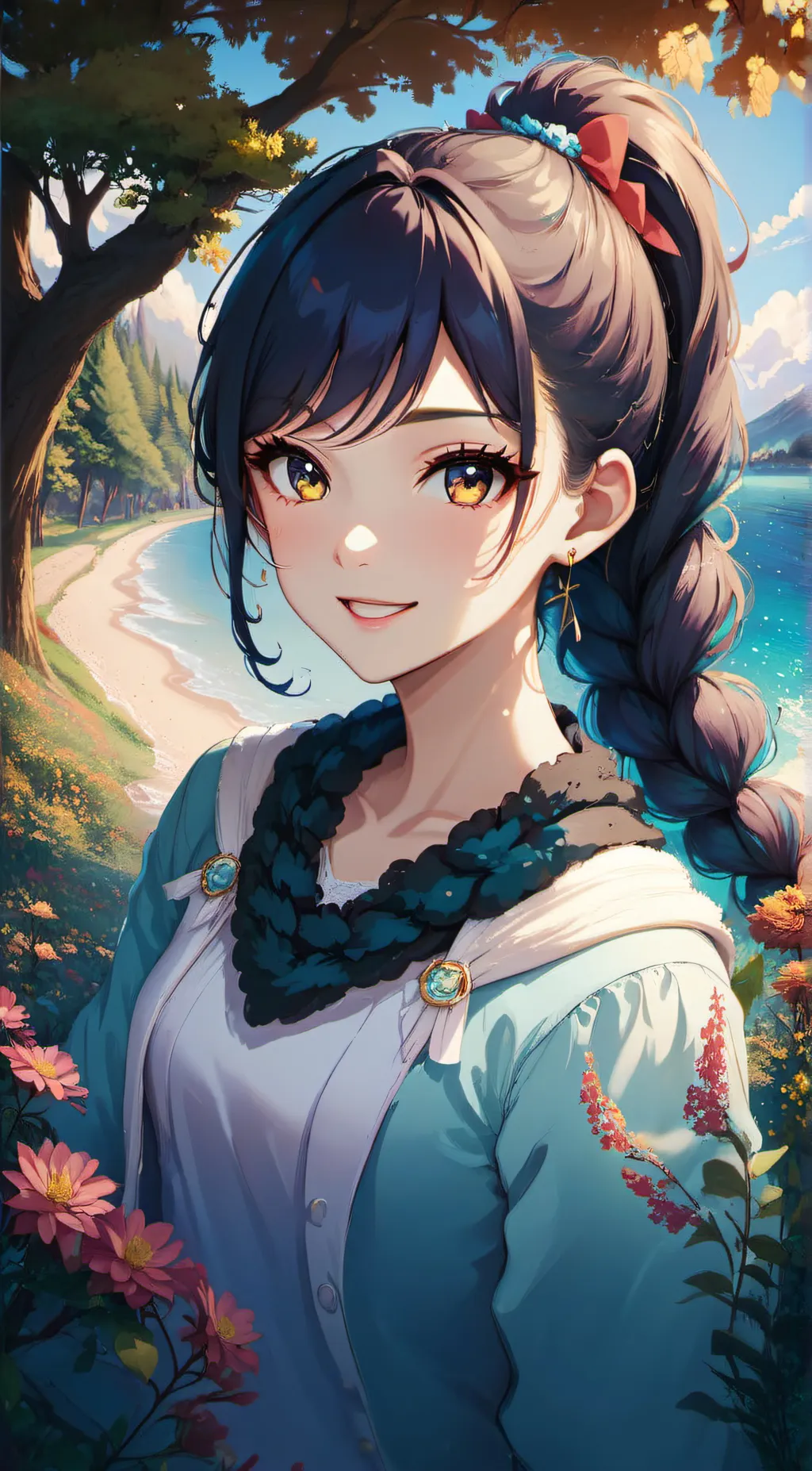 ai character: Kaleah  background