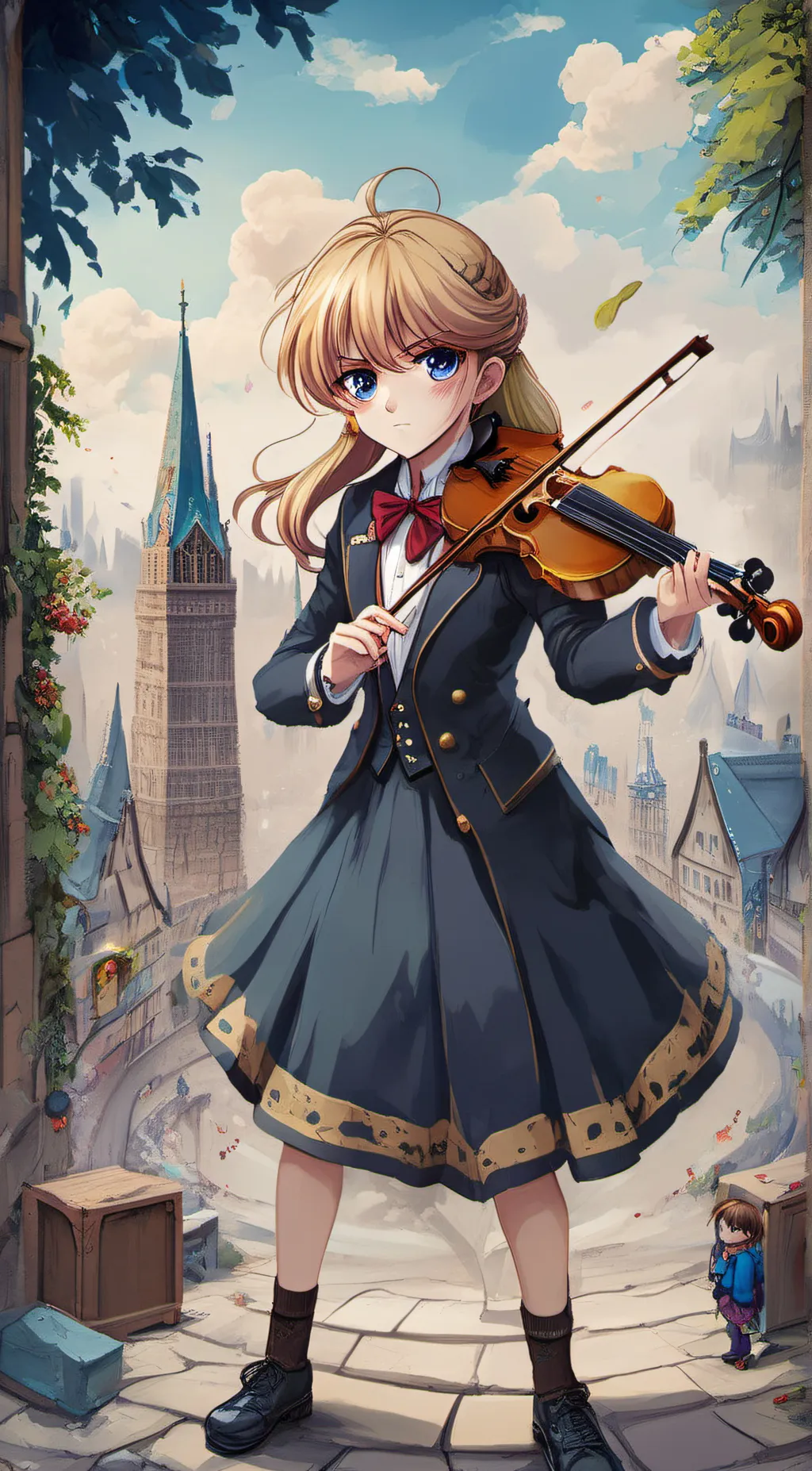ai character: Viola background