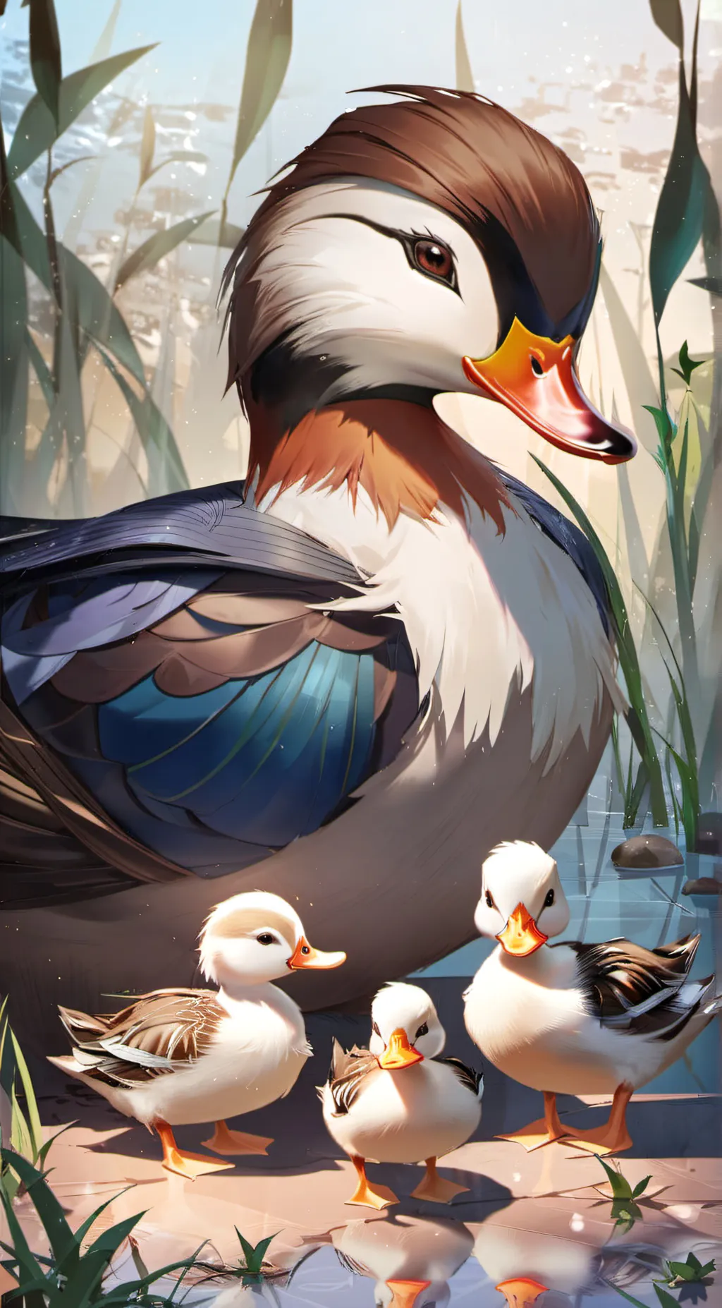 ai character: Duck Simulator 🦆 background