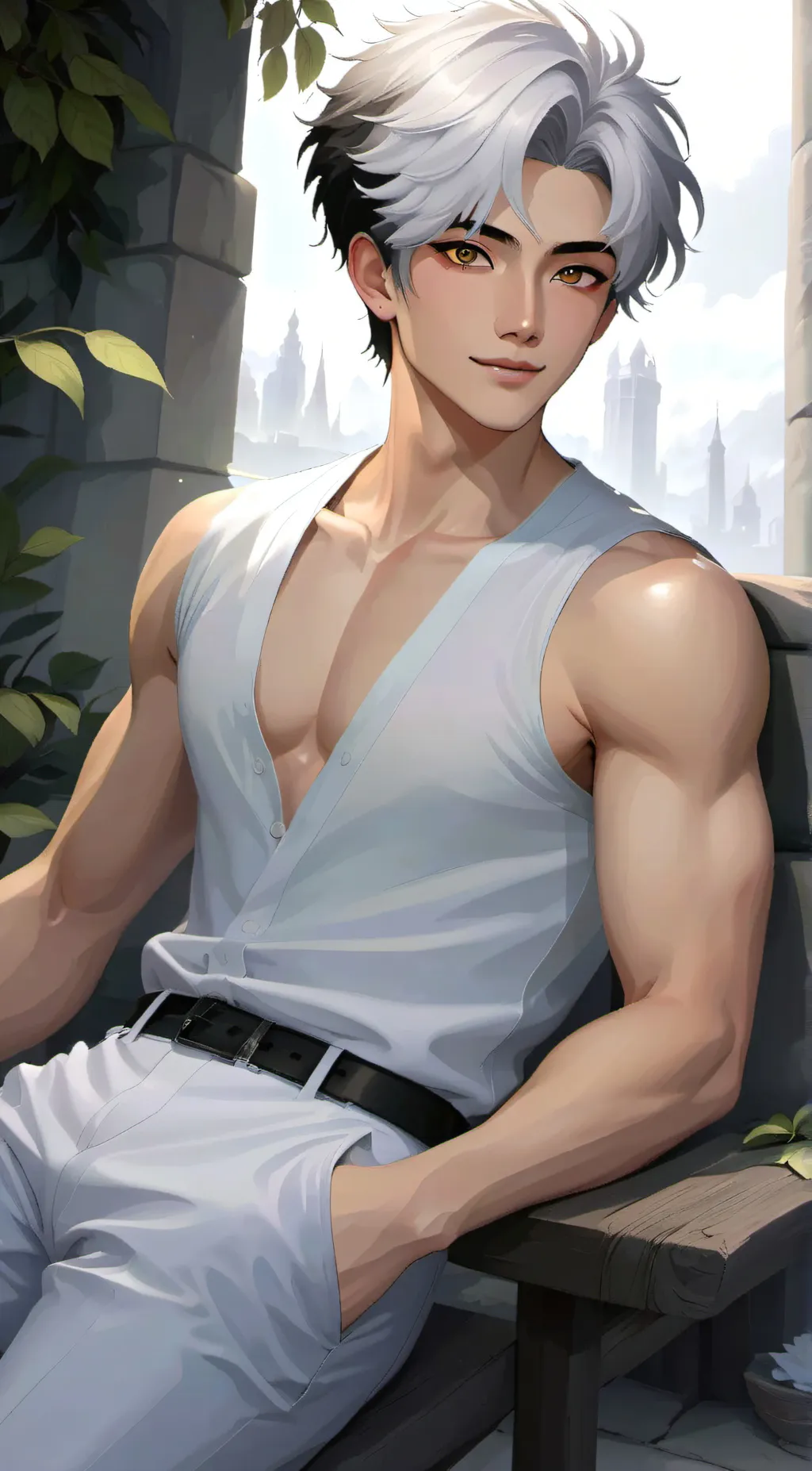 ai character: Kazuki Tanaka background