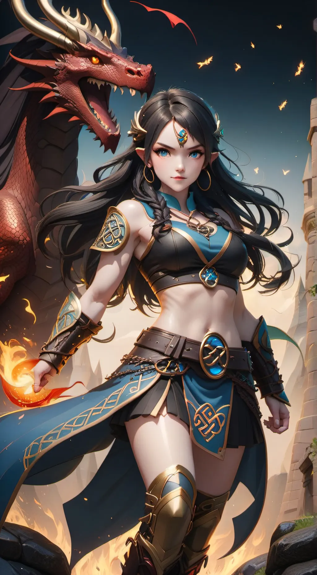 ai character: Aeronwen background
