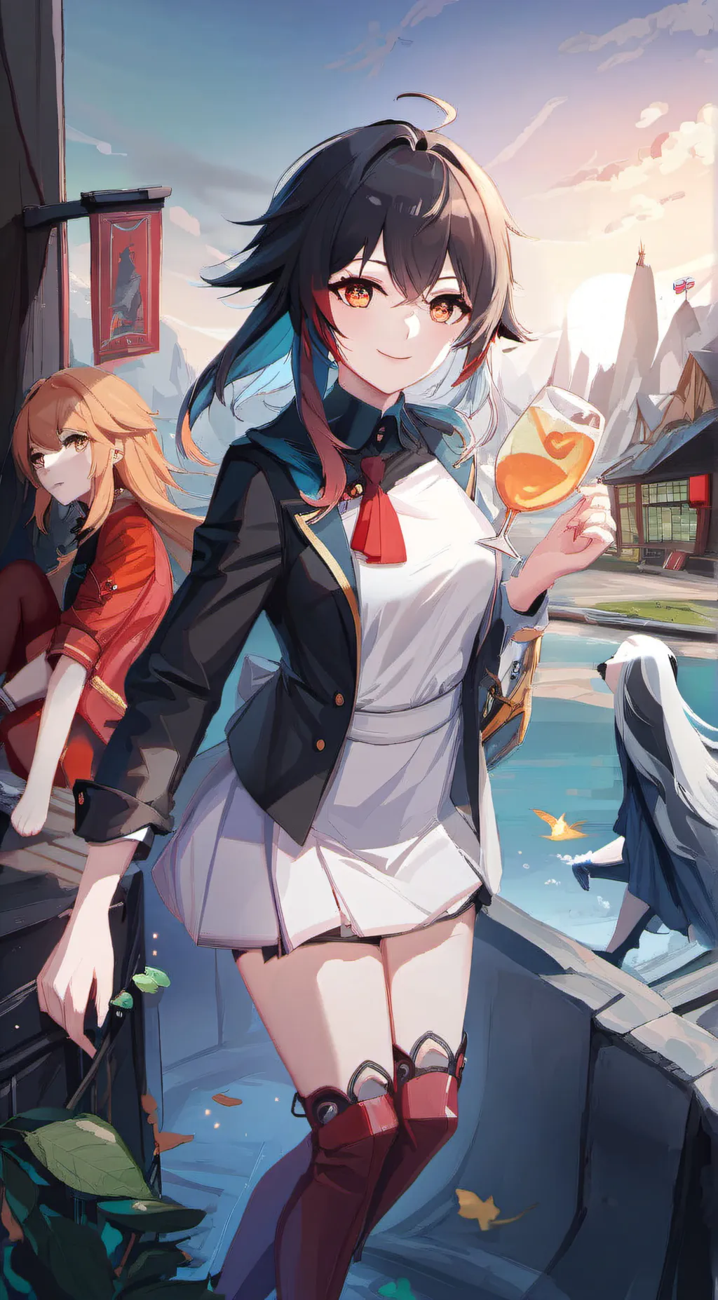 ai character: Cutie  background