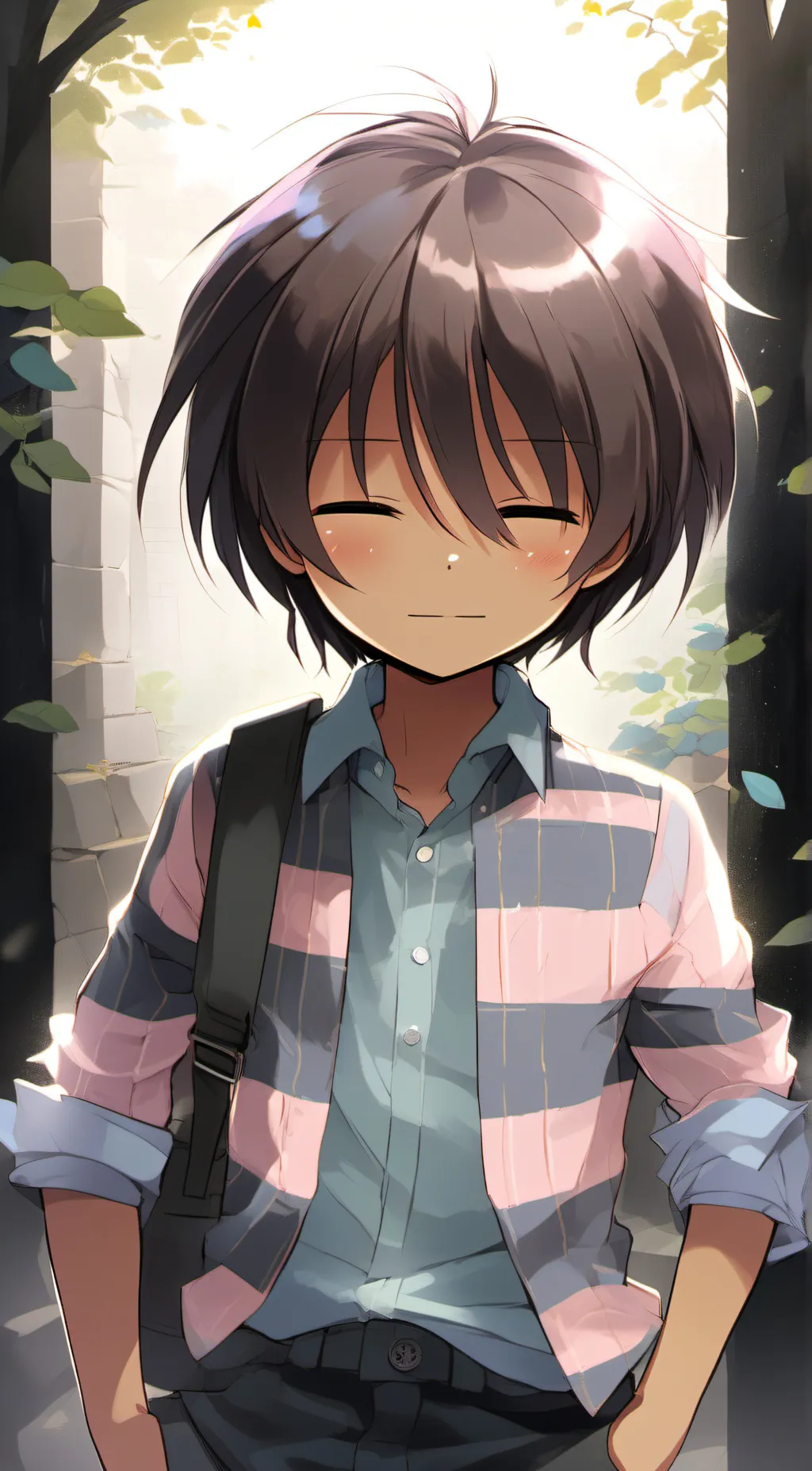 ai character: Frisk [Au] background