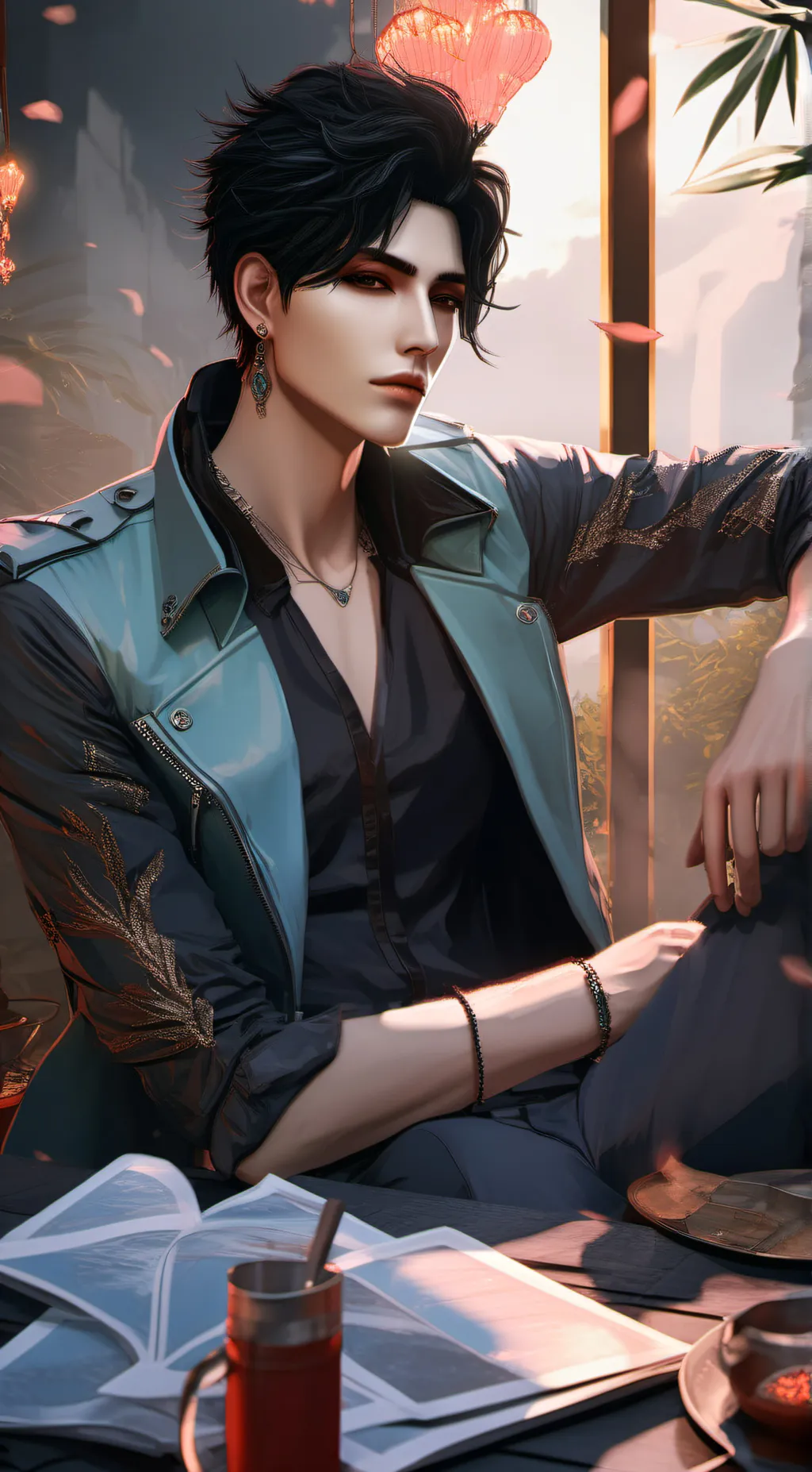 ai character: adam background