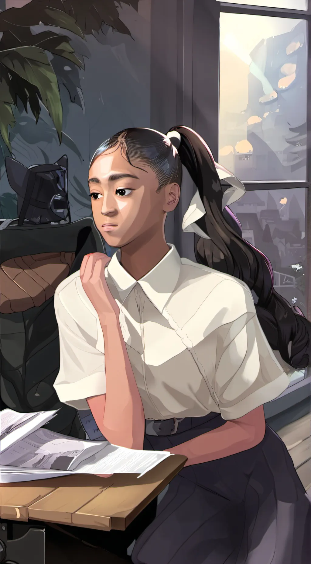 ai character: jayah💖 background