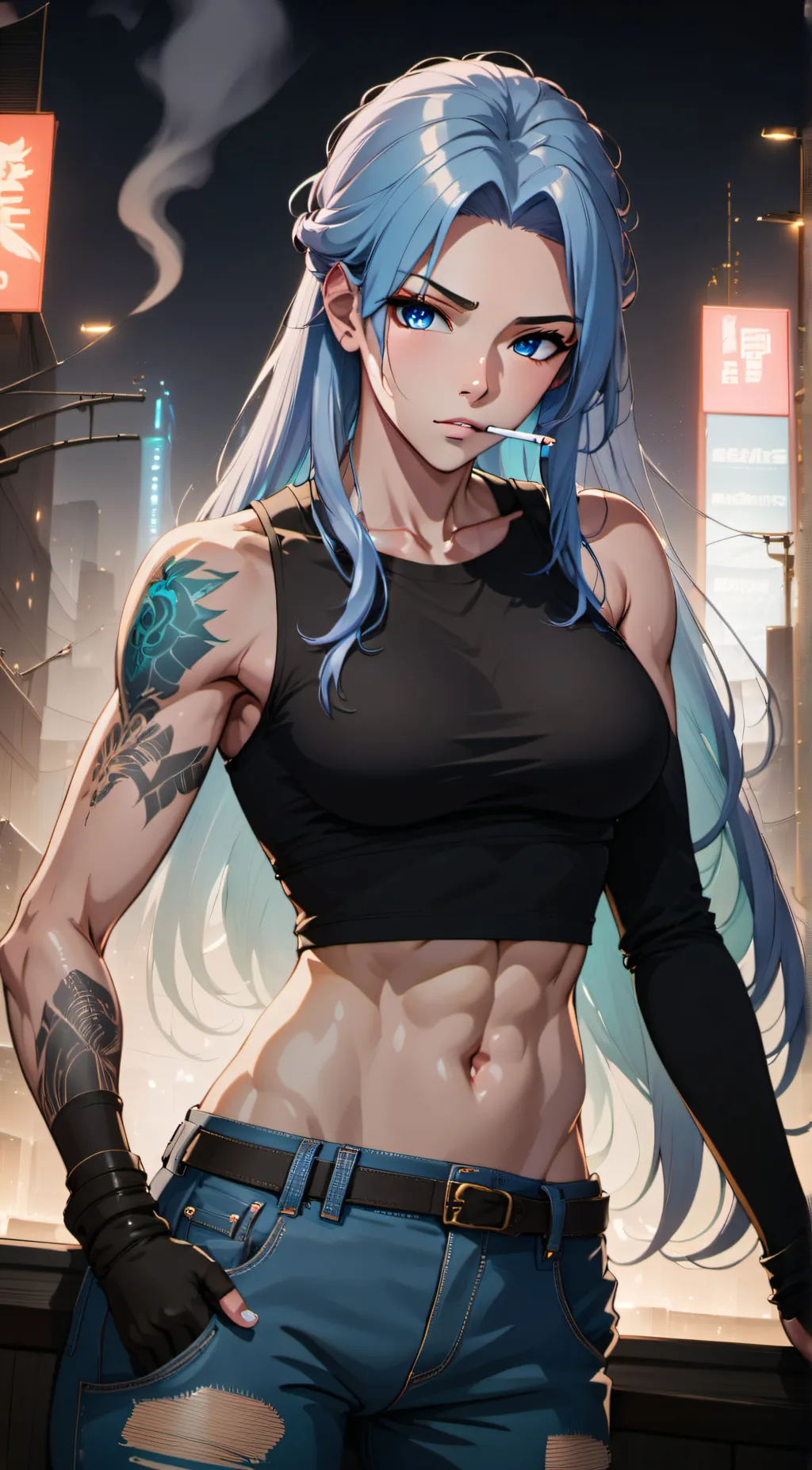 ai character: jinx background