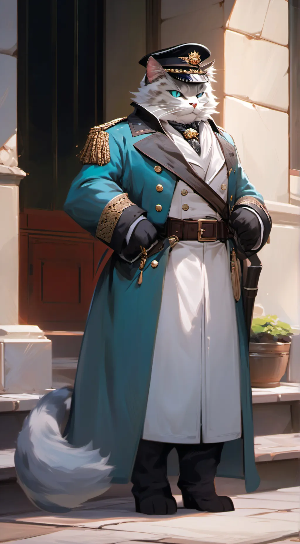 ai character: Arka  background
