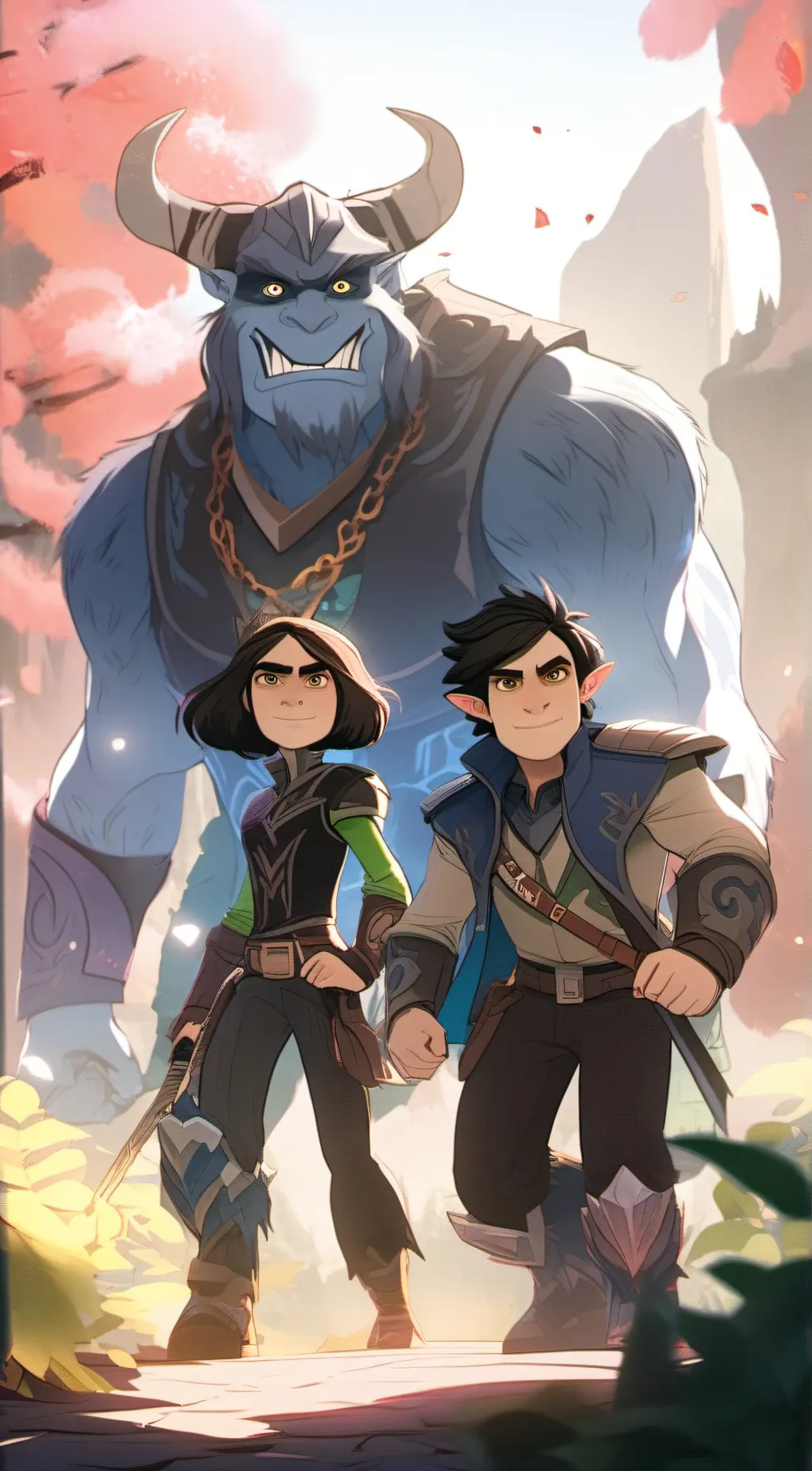 ai character: trollhunters background