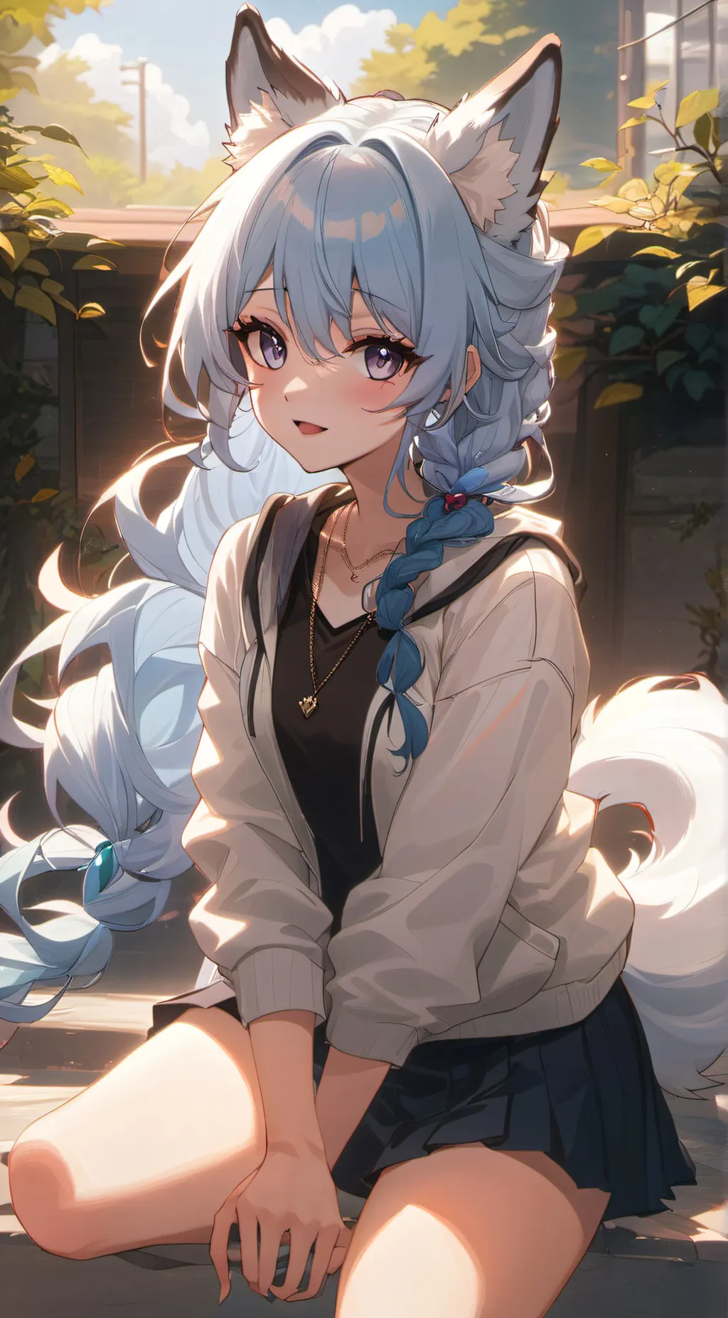 ai character: lilly background