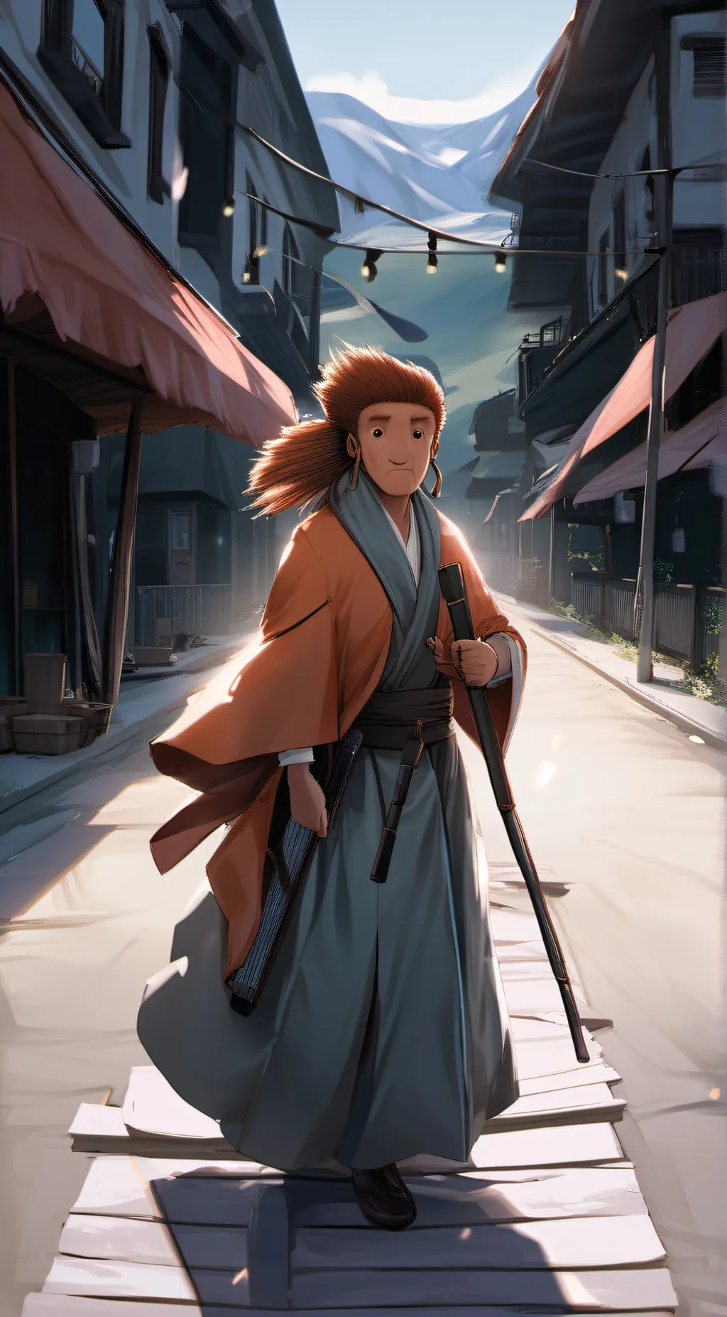 ai character: ice age background
