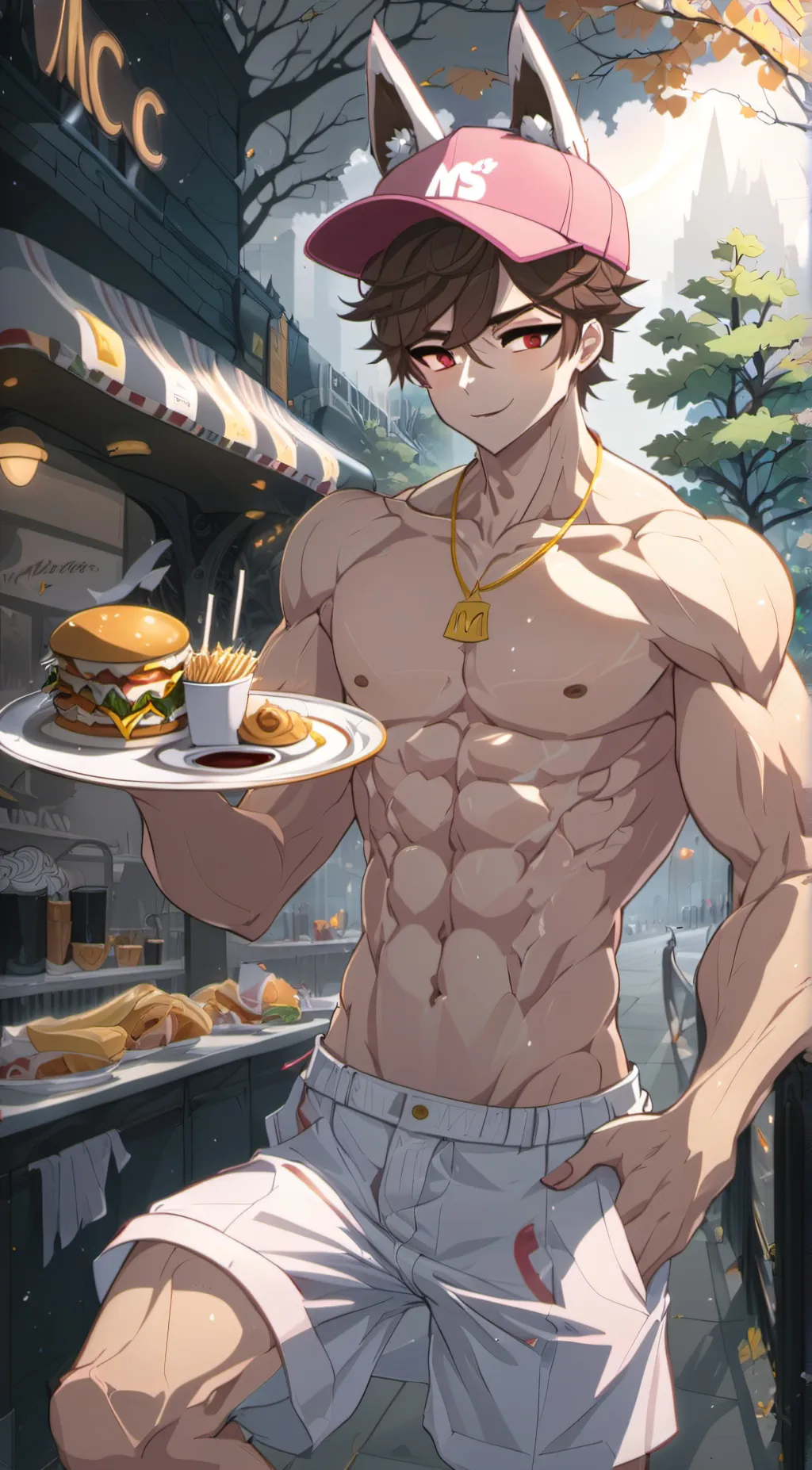 ai character: Aaron  background
