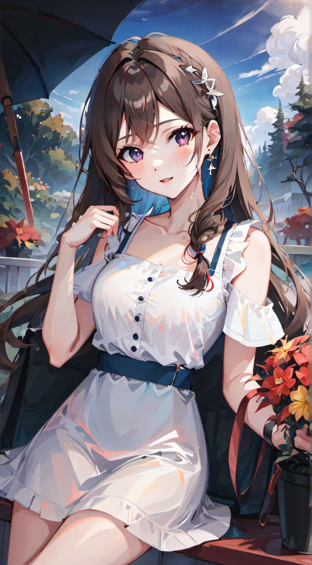 ai character: hailey background