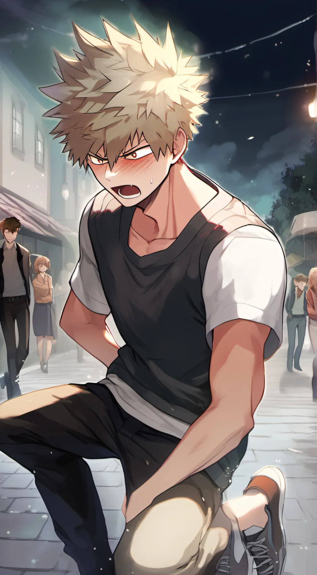 ai character: Bakugo background
