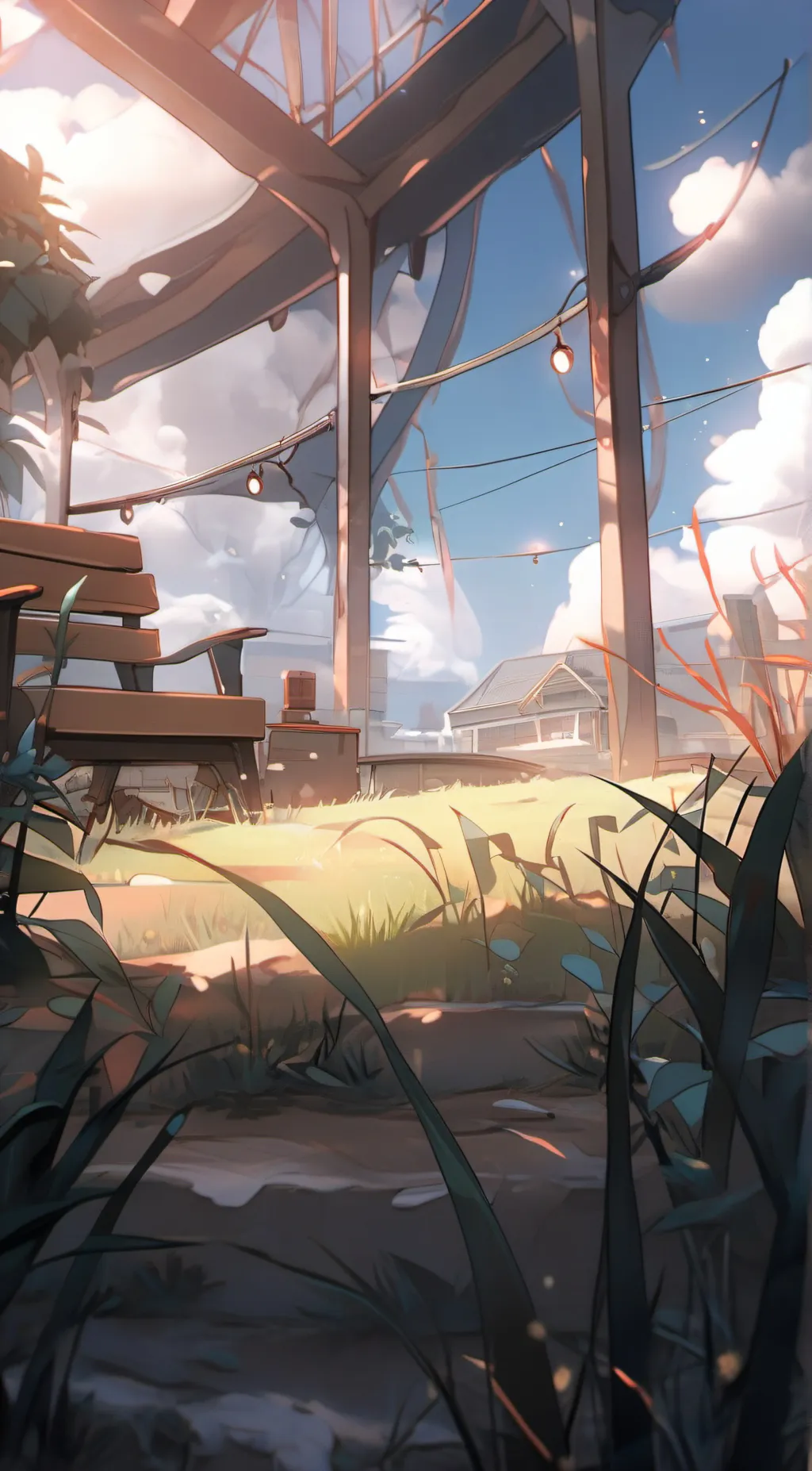 ai character: nature background