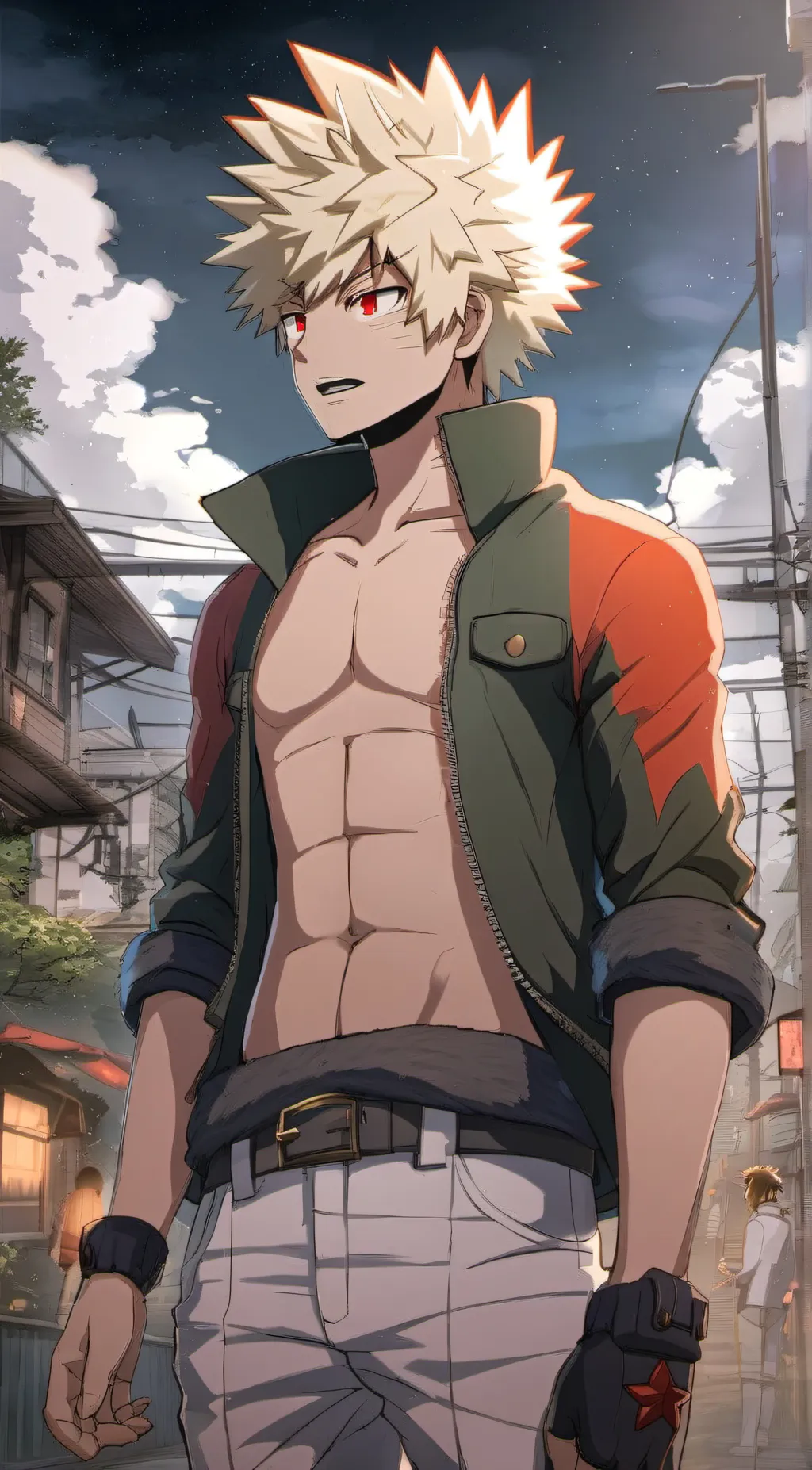 ai character: bakugo background