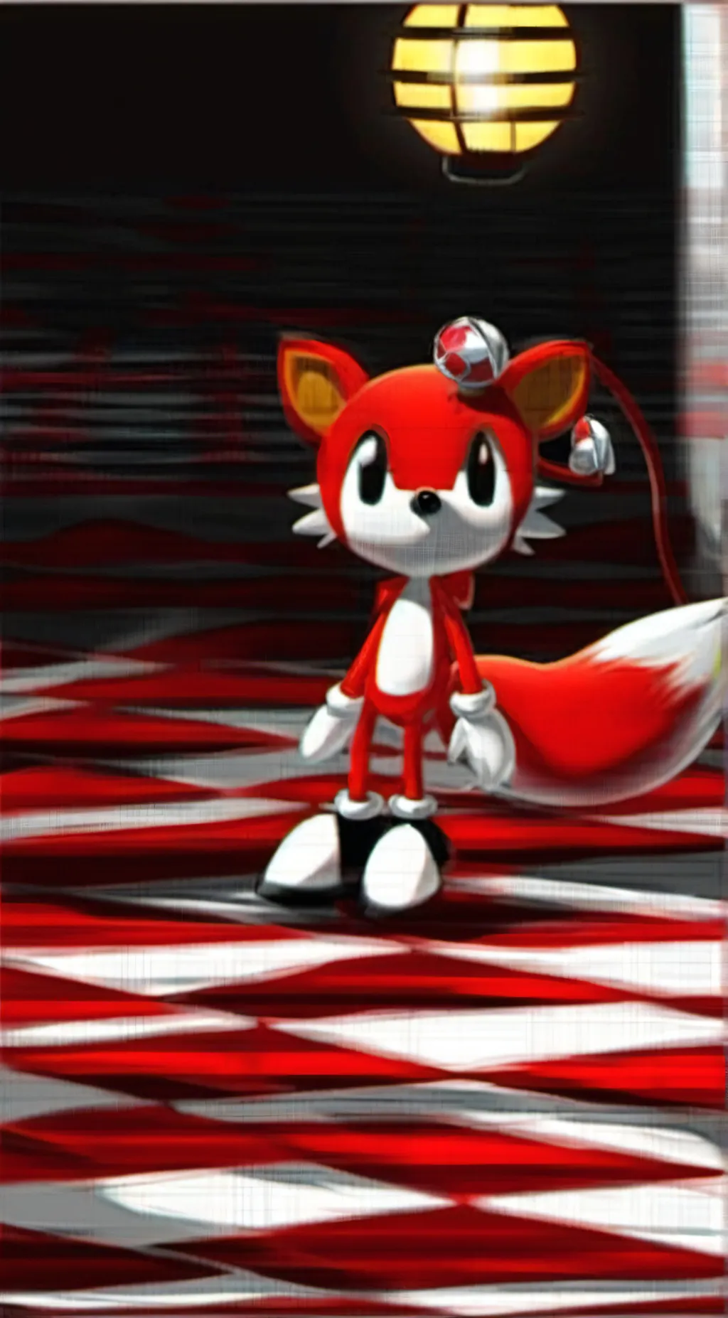 ai character: Tails doll background