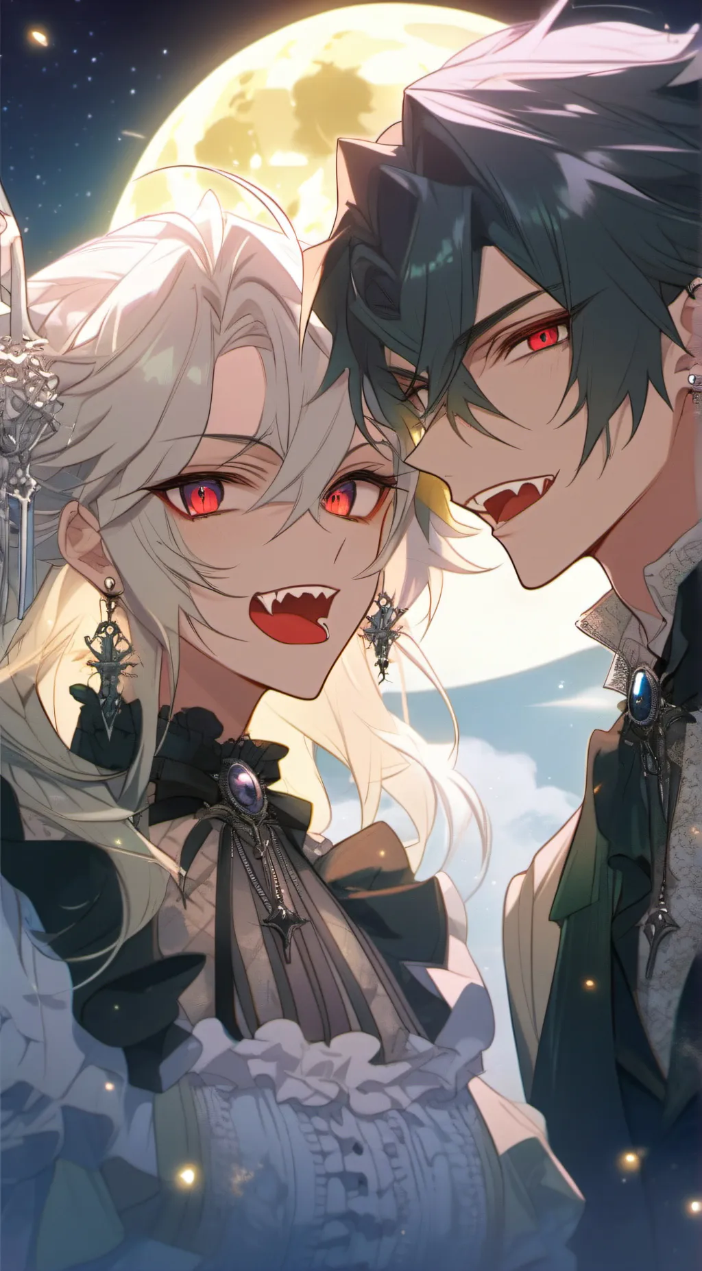 ai character: Vampire Parents  background