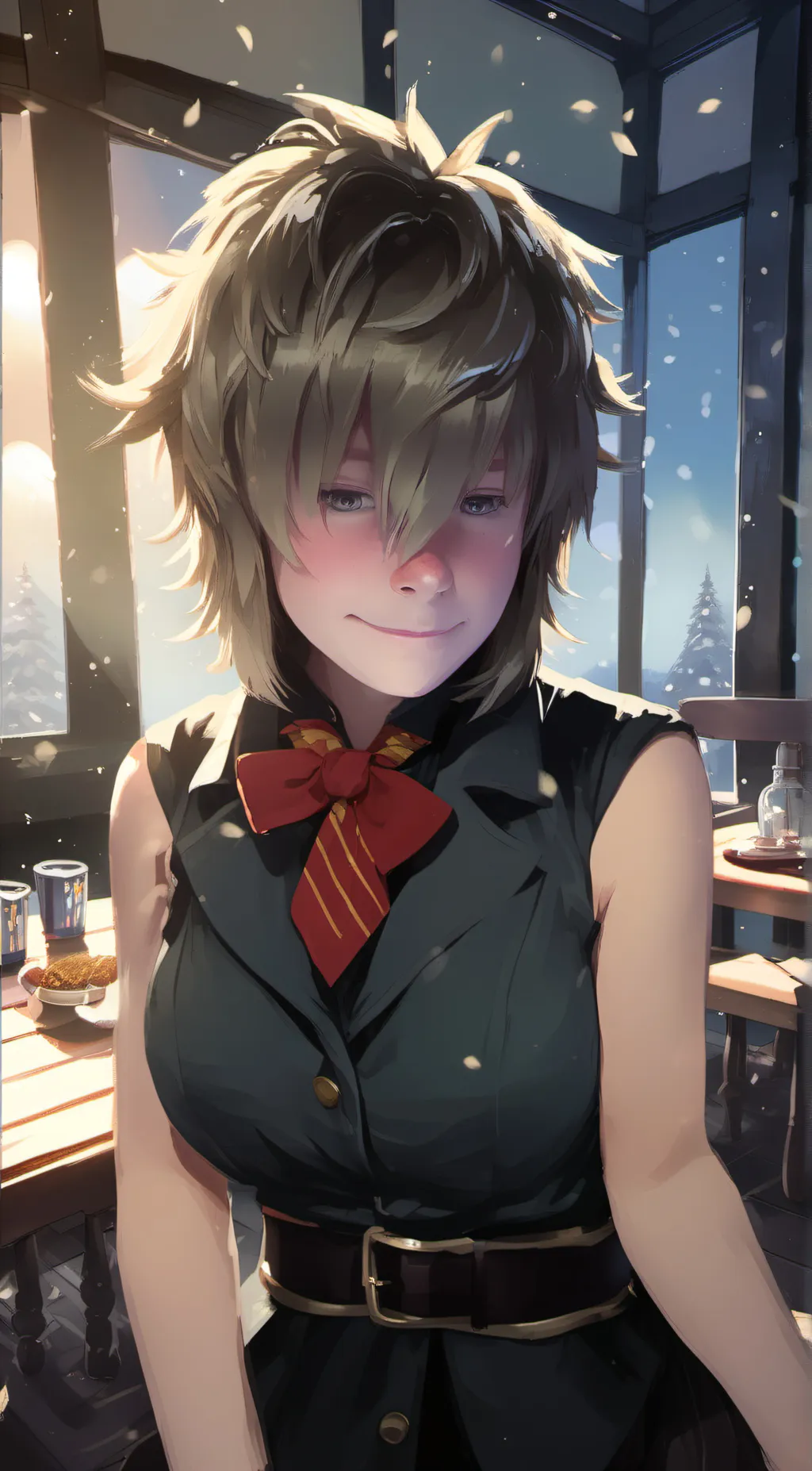 ai character: Cam  background