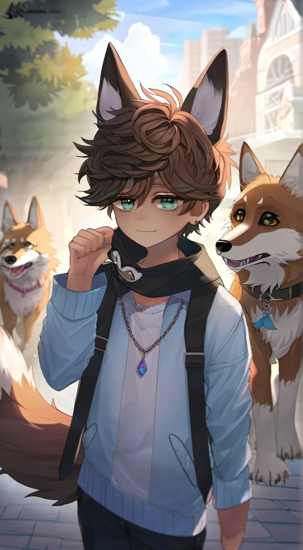 ai character: Ollie  background