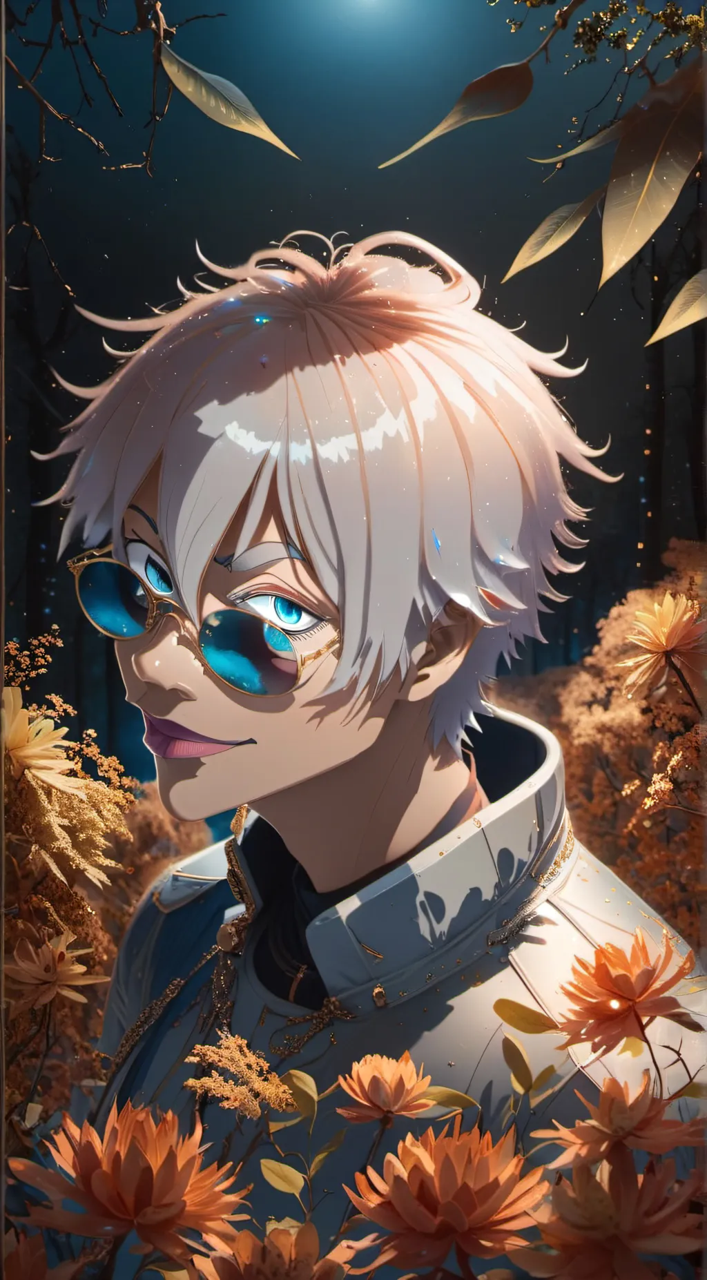 ai character: M.J GOJO background