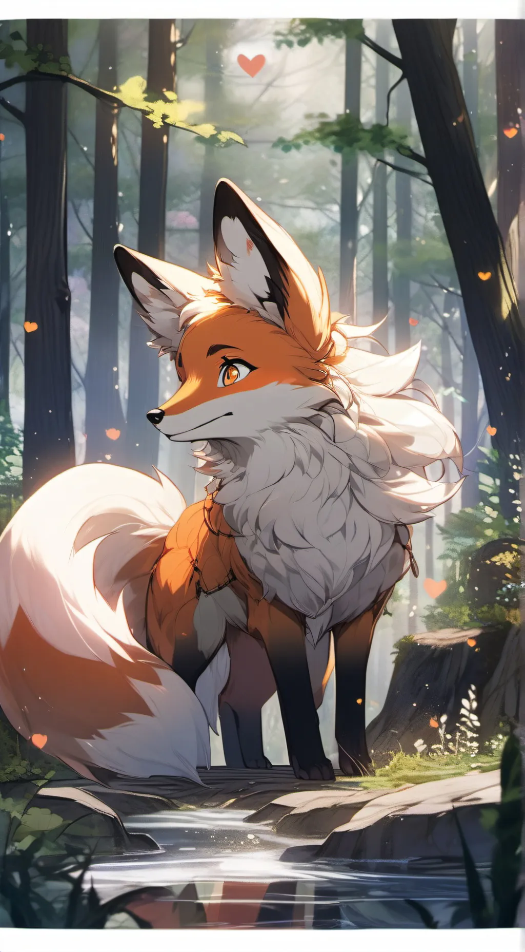 ai character: Copper background
