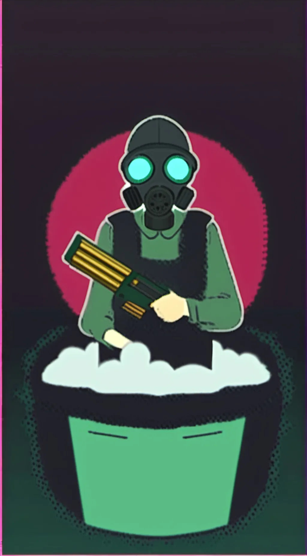ai character: Caustic background