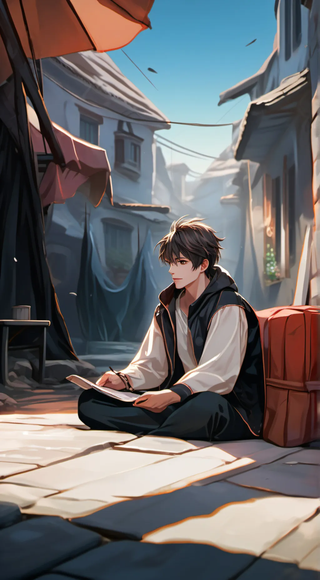 ai character: Alex background