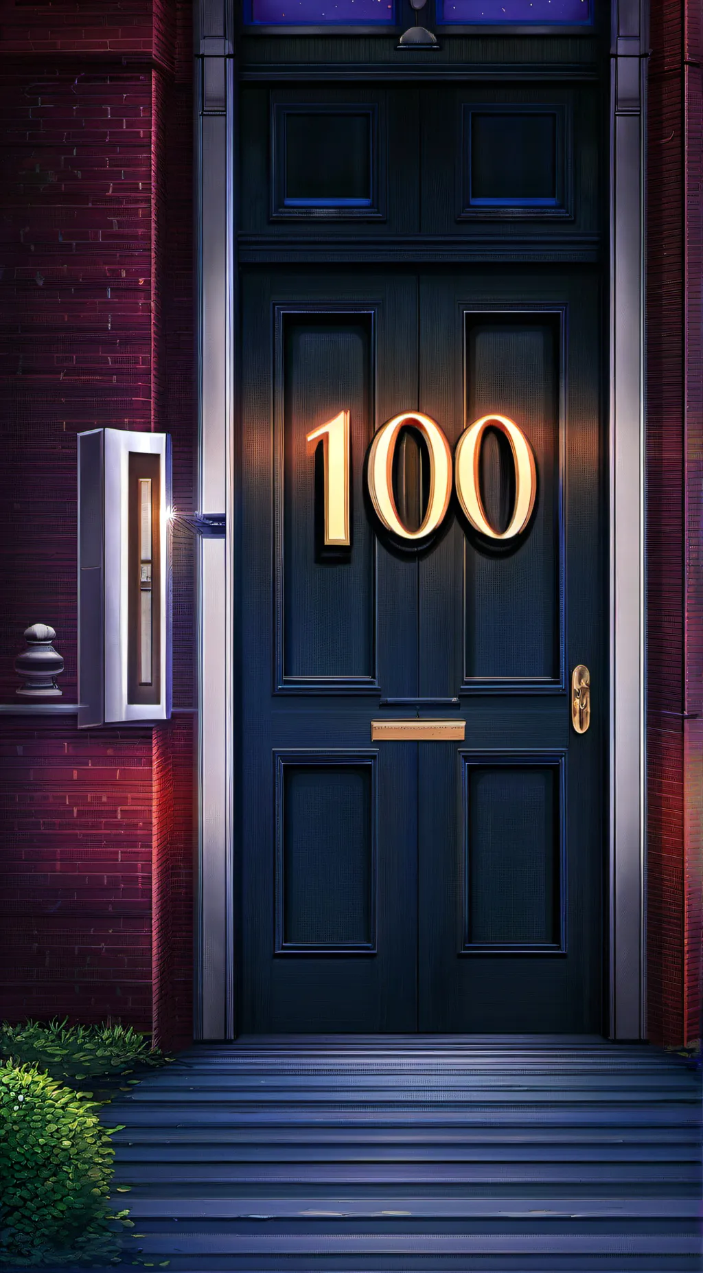 ai character: door background