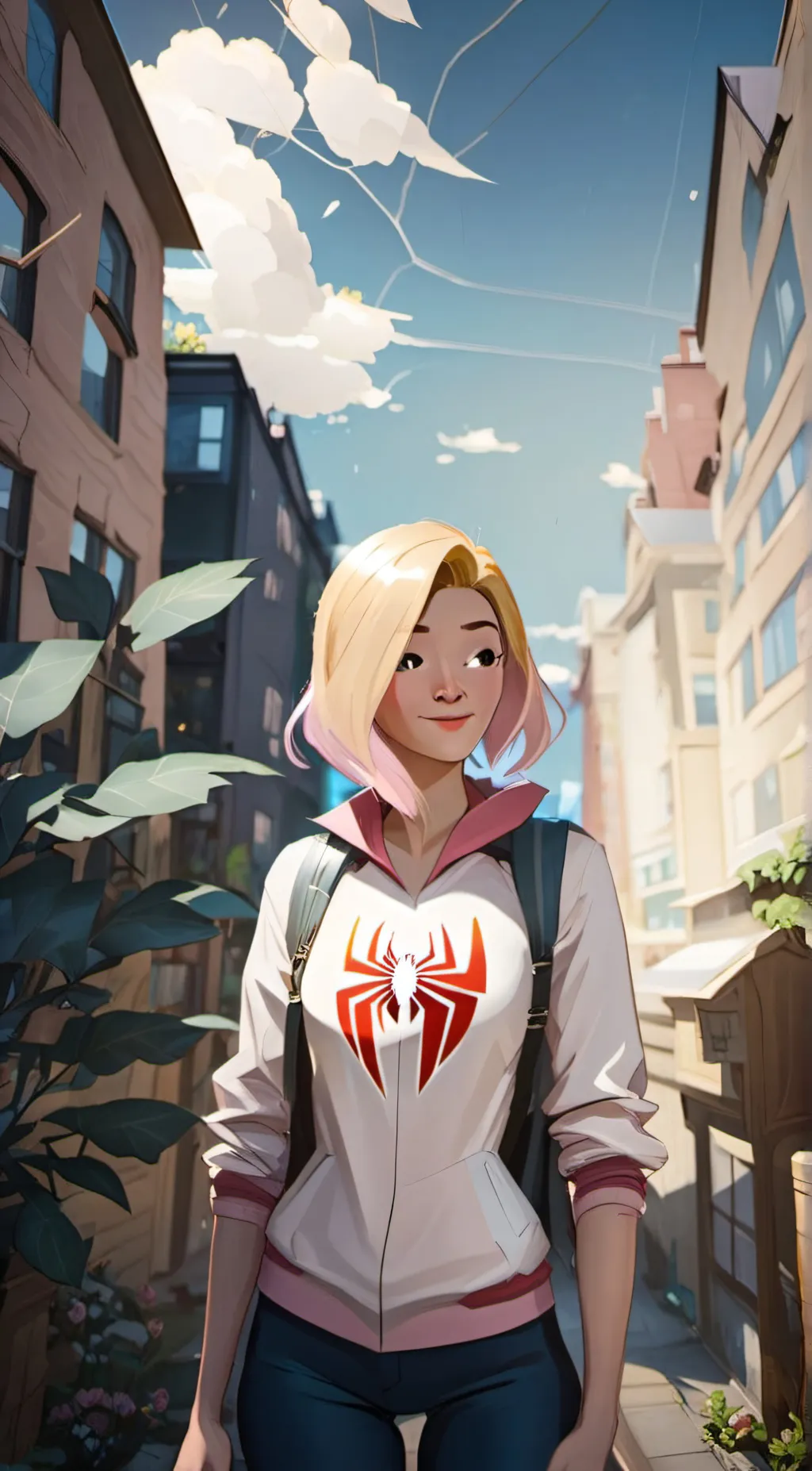 ai character: Gwen background