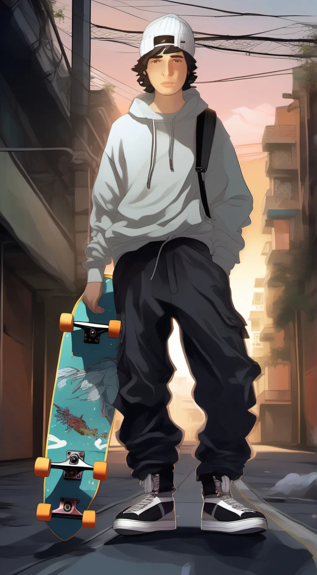 ai character: luca background