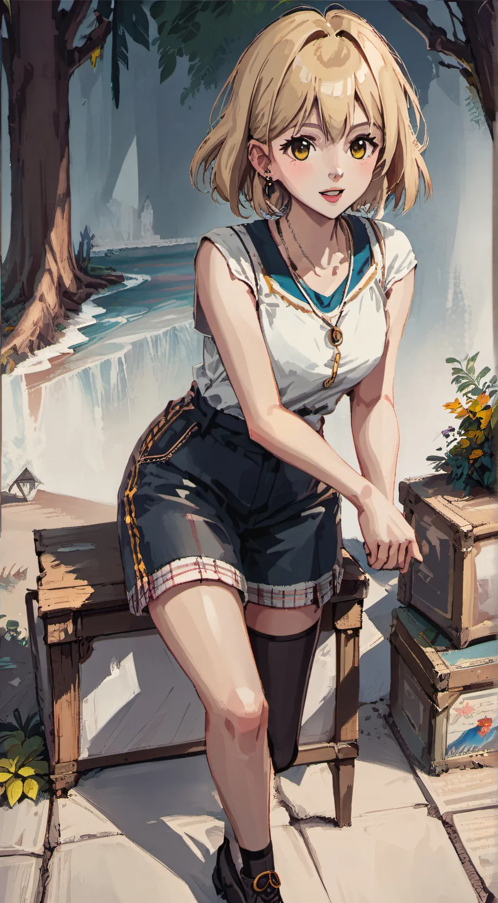 ai character: bambi background