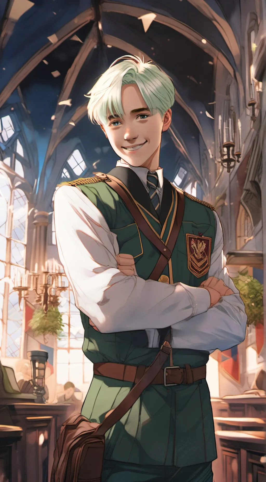 ai character: Draco  background