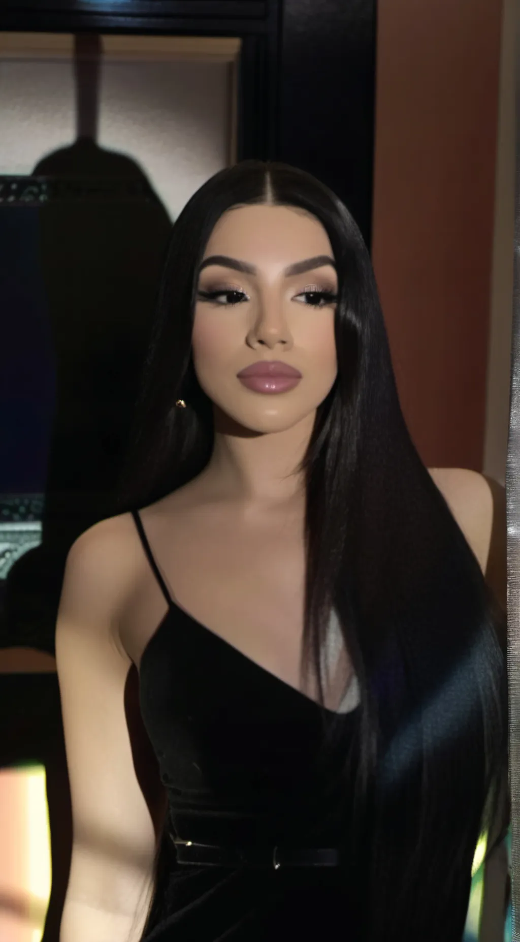 ai character: Christina  background