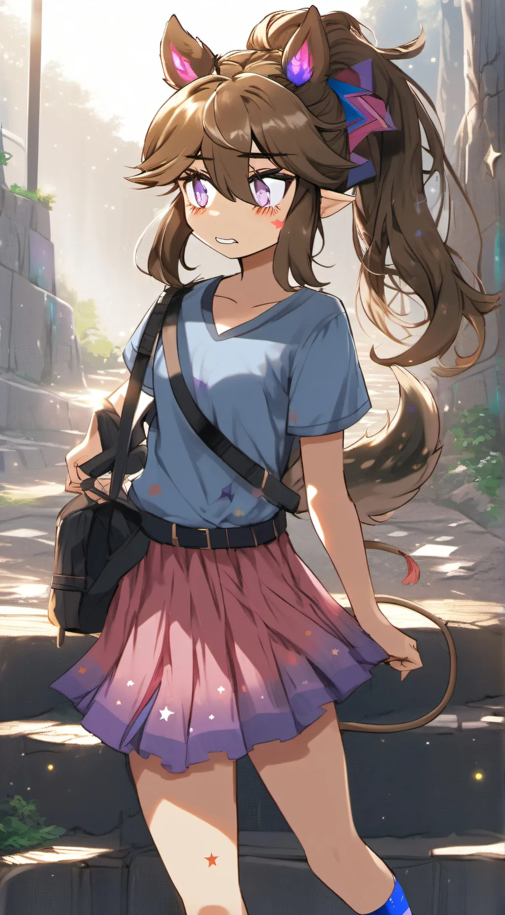 ai character: Blossom! background