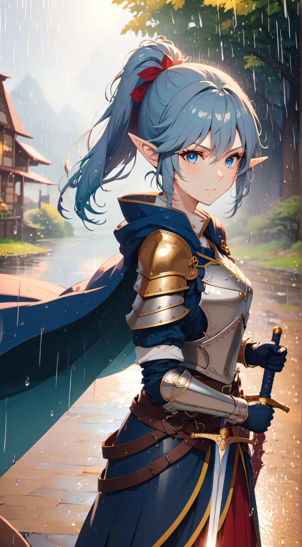 ai character: Evangeline "Angel" background